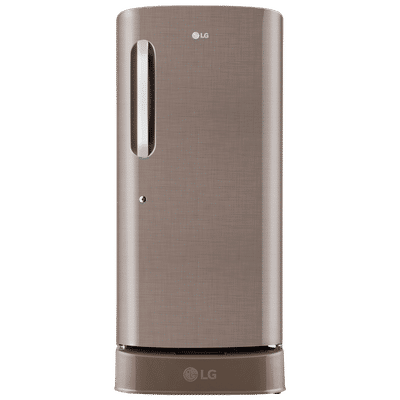 LG 210 Litres 3 Star Direct Cool Single Door Refrigerator with Stabilizer Free Operation (GL-D231AFSD, Fawn Steel)