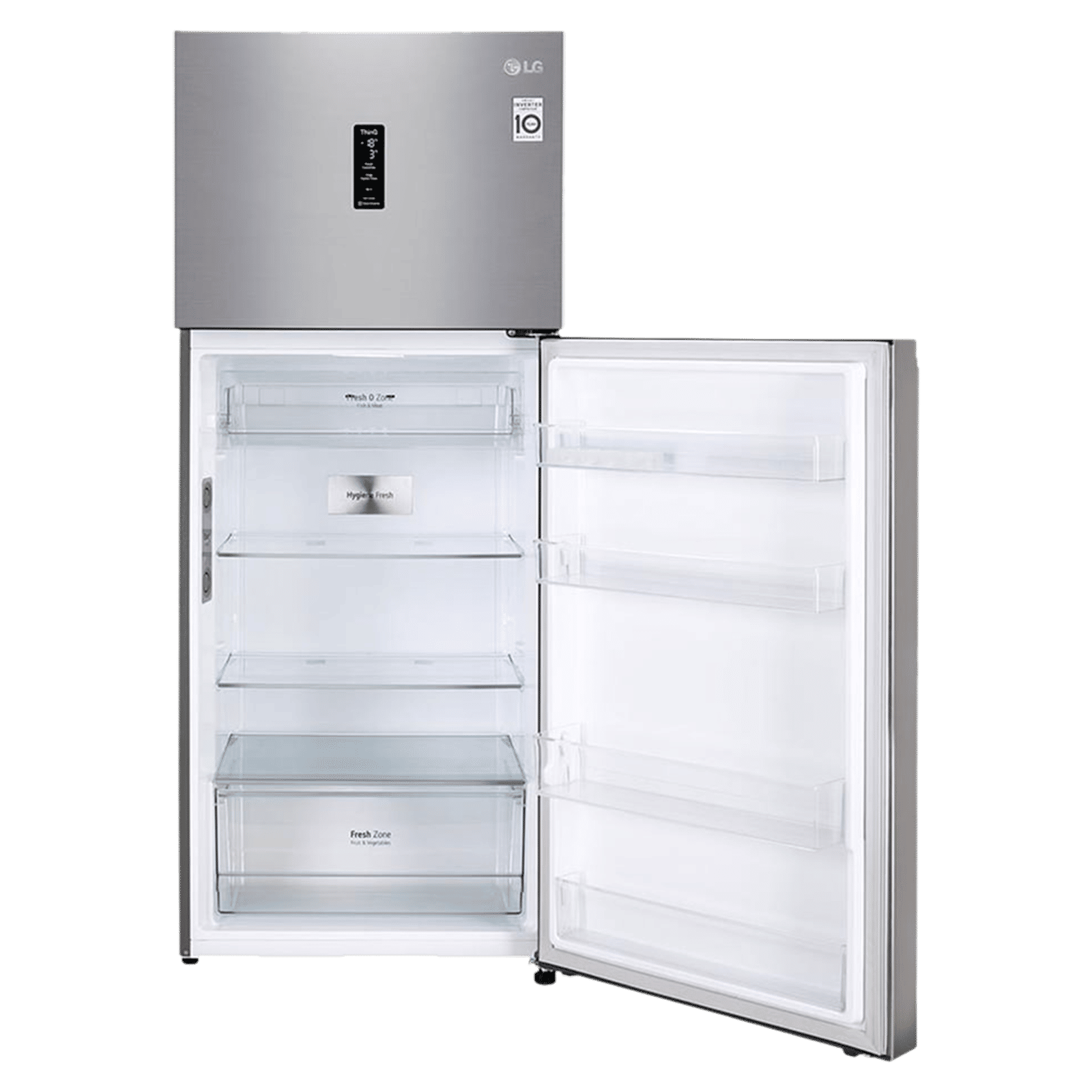 LG 466 Litres 2 Star Frost Free Double Door Smart Wifi Enabled Convertible Refrigerator with Remote Control (GL-T492MPZY, Shiny Steel) LG 466 Litres 2 Star Frost Free Double Door Smart Wifi Enabled Convertible Refrigerator with Remote Control (GL-T492MPZY, Shiny Steel)_12