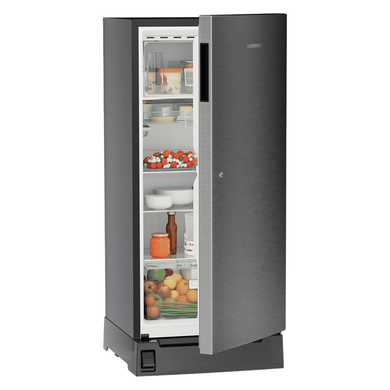 LIEBHERR Plus 191 Litres 3 Star Direct Cool Single Door Refrigerator with Anti Bacterial Gasket (DFPsiC 1921, Silver Steel)_11