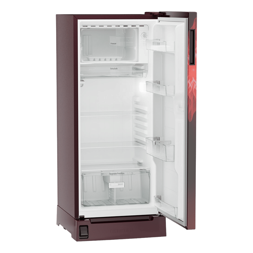 LIEBHERR Plus 202 Litres 3 Star Direct Cool Single Door Refrigerator with Antibacterial Gasket (DFPrmC 2021, Red Mystiq)_8
