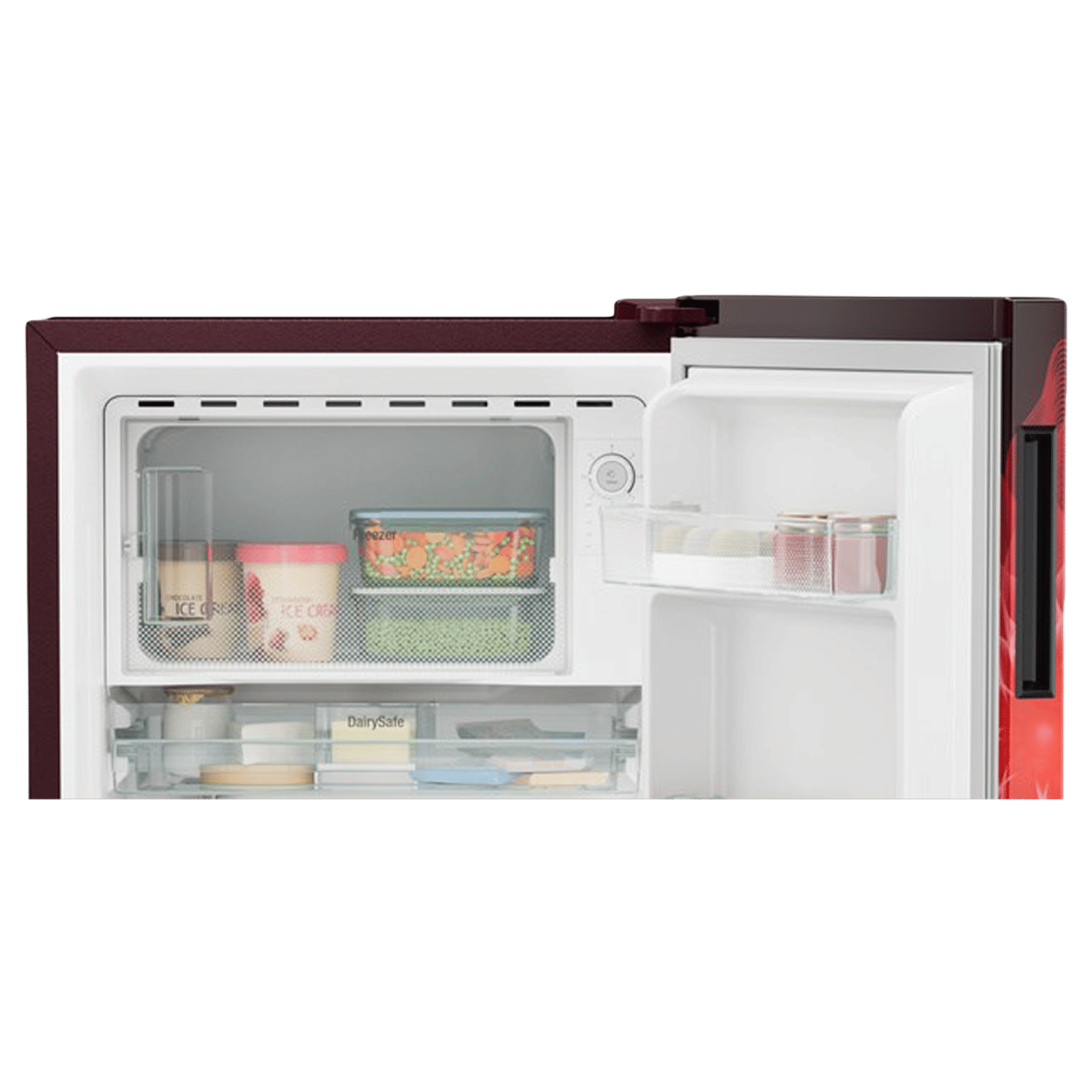 LIEBHERR Plus 202 Litres 3 Star Direct Cool Single Door Refrigerator with Antibacterial Gasket (DFPrmC 2021, Red Mystiq)_11