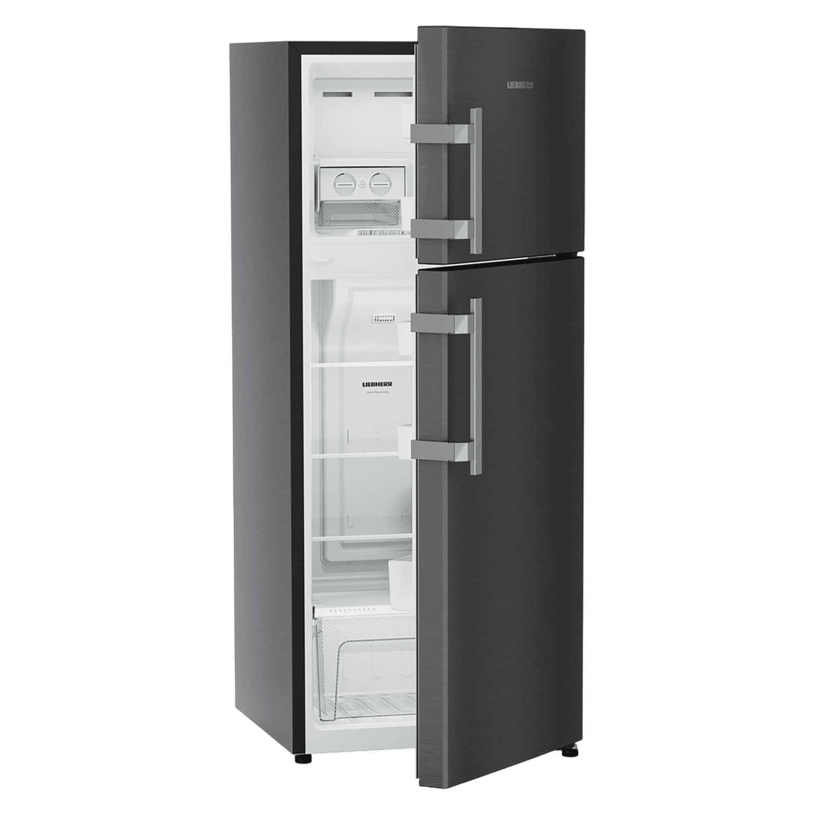 LIEBHERR Pure 245 Litres 2 Star Frost Free Double Door Refrigerator with Anti-Bacterial Gasket (TCLbsB 2411, Black Steel) LIEBHERR Pure 245 Litres 2 Star Frost Free Double Door Refrigerator with Anti-Bacterial Gasket (TCLbsB 2411, Black Steel)_7