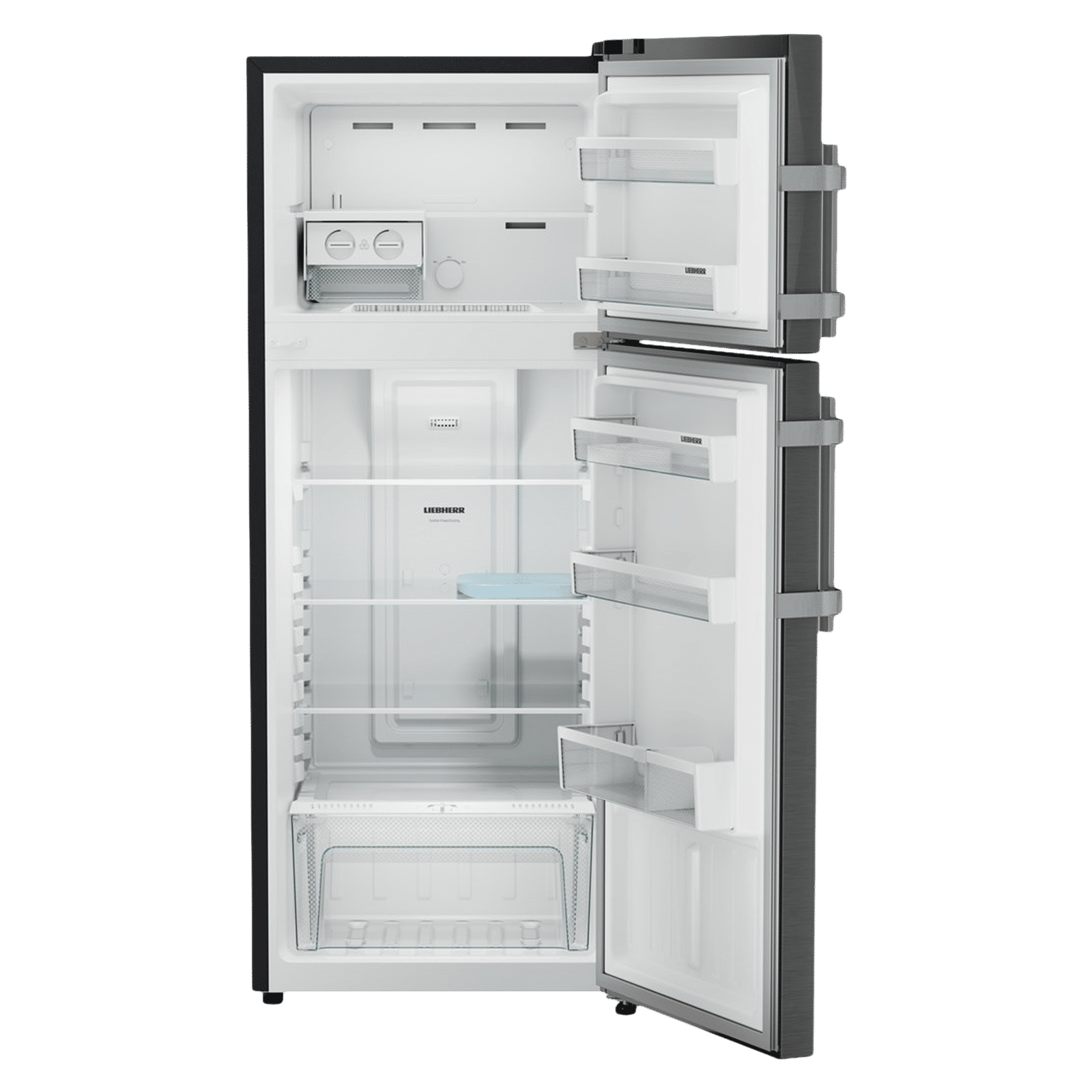 LIEBHERR Pure 245 Litres 2 Star Frost Free Double Door Refrigerator with Anti-Bacterial Gasket (TCLbsB 2411, Black Steel) LIEBHERR Pure 245 Litres 2 Star Frost Free Double Door Refrigerator with Anti-Bacterial Gasket (TCLbsB 2411, Black Steel)_12