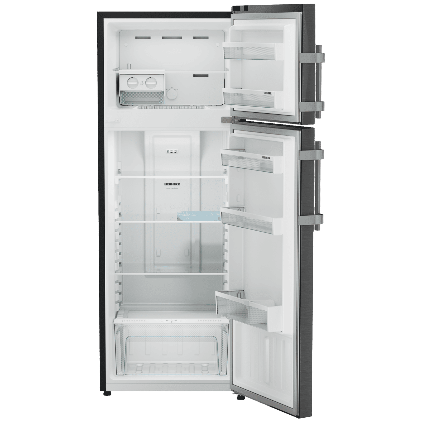 LIEBHERR Pure 269 Litres 2 Star Frost Free Double Door Refrigerator with Stabilizer Free Operation (TCLbsB 2711, Black Steel) LIEBHERR Pure 269 Litres 2 Star Frost Free Double Door Refrigerator with Stabilizer Free Operation (TCLbsB 2711, Black Steel)_6