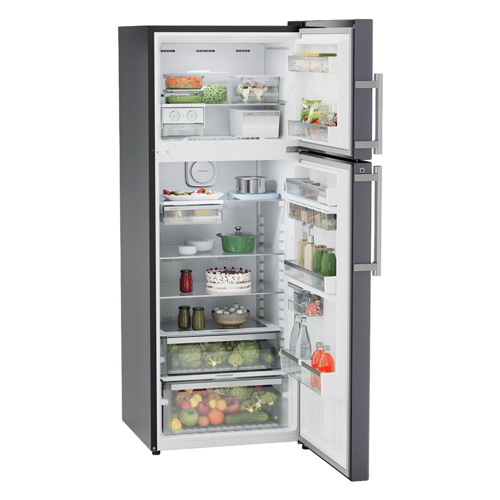 LIEBHERR Prime 428 Litres 2 Star Frost Free Double Door Refrigerator with Anti Bacterial Gasket (TEBcsB 4255, Cobalt Steel)_5