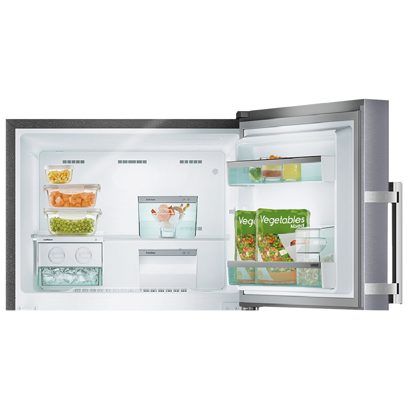 LIEBHERR Prime 428 Litres 2 Star Frost Free Double Door Refrigerator with Anti Bacterial Gasket (TEBcsB 4255, Cobalt Steel)_7