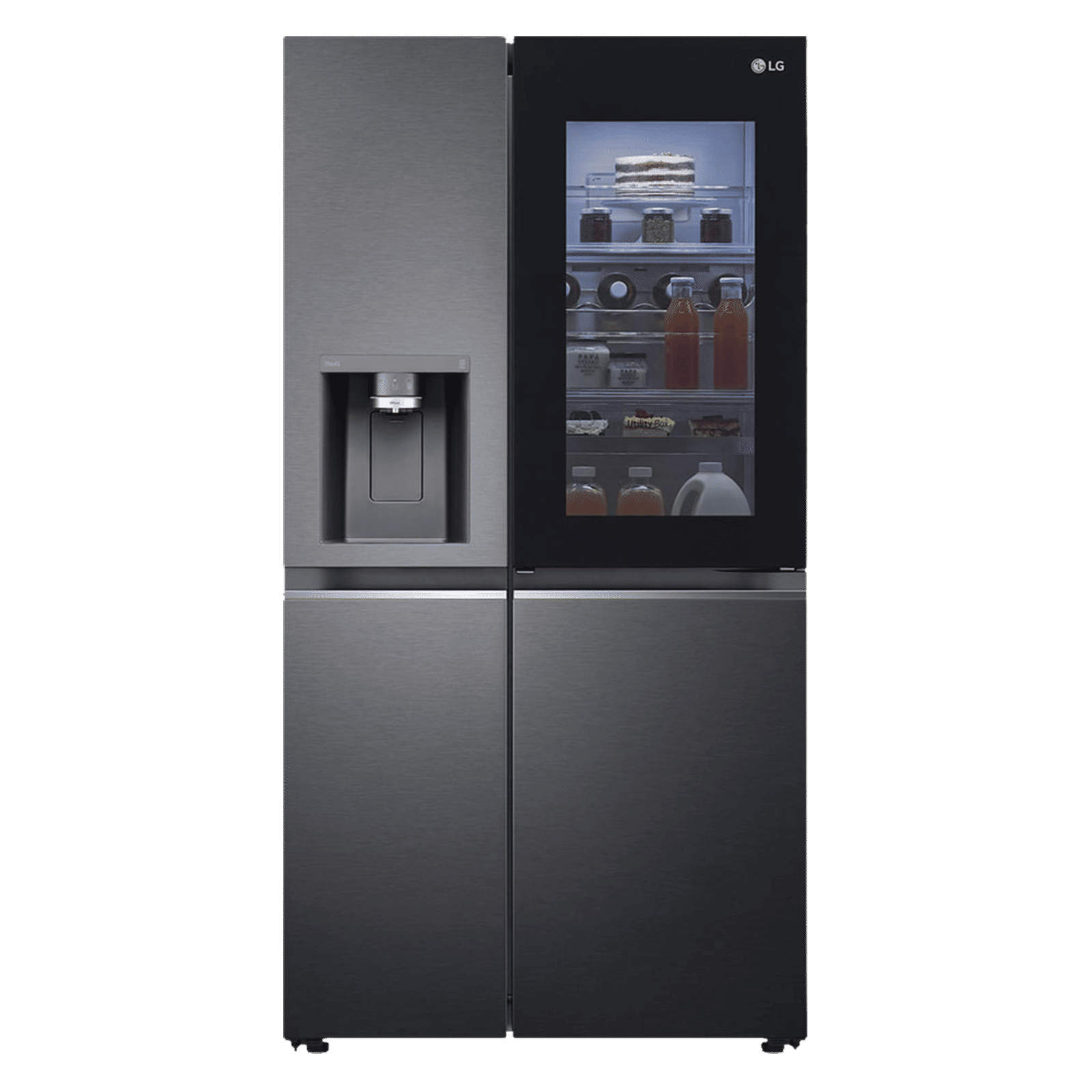 LG 630 Litres 3 Star Frost Free Side by Side Door Smart Wifi Enabled Refrigerator with Multi Air Flow (GL-X257AMC3, Matt Black)_13