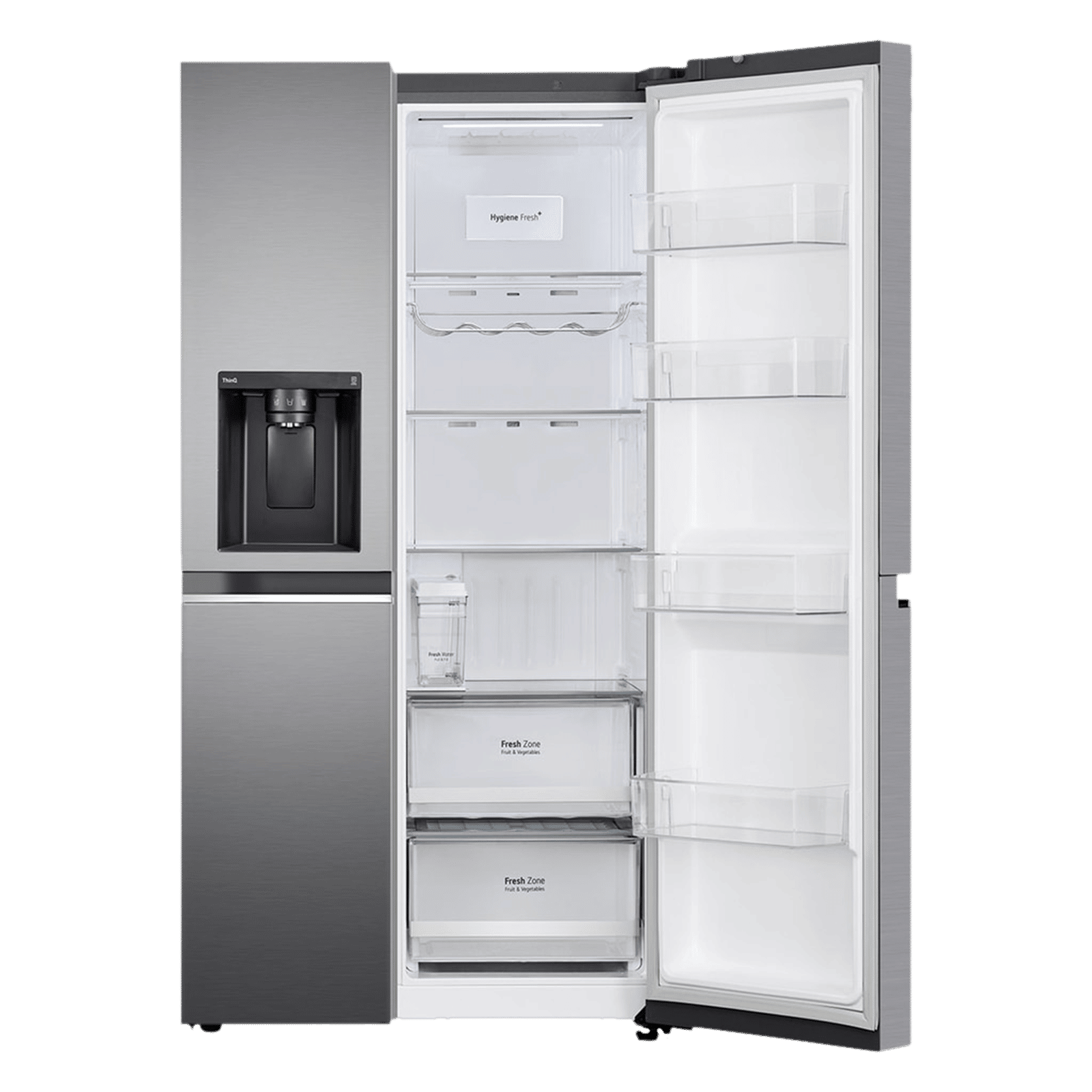 LG 630 Litres 3 Star Frost Free Side by Side Door Smart Wifi Enabled Refrigerator with Multi Air Flow (GL-L257CPZ3, Shiny Steel) LG 630 Litres 3 Star Frost Free Side by Side Door Smart Wifi Enabled Refrigerator with Multi Air Flow (GL-L257CPZ3, Shiny Steel)_13