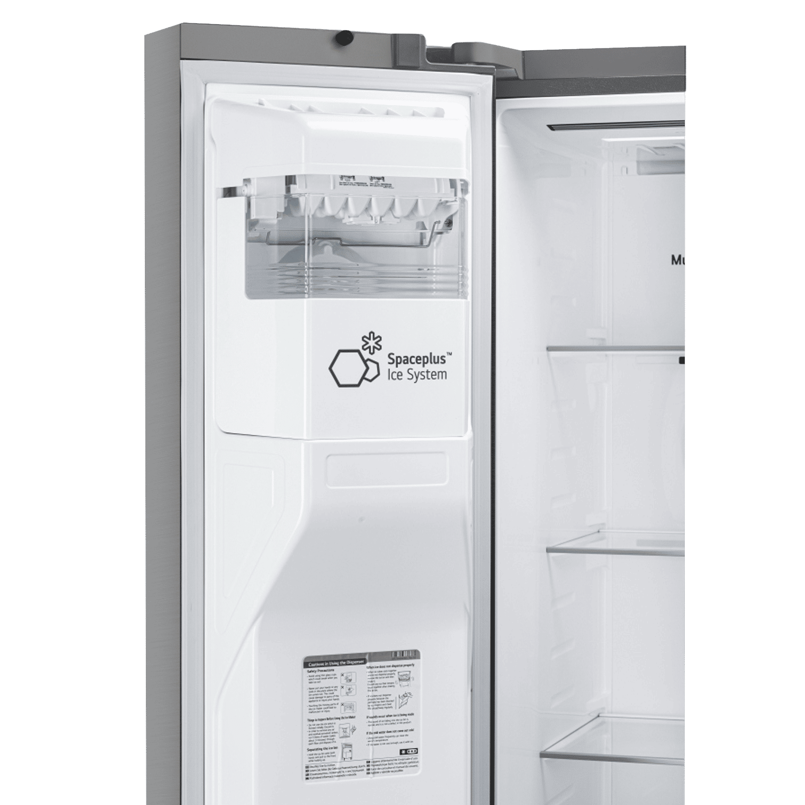 LG 630 Litres 3 Star Frost Free Side by Side Door Smart Wifi Enabled Refrigerator with Multi Air Flow (GL-L257CPZ3, Shiny Steel) LG 630 Litres 3 Star Frost Free Side by Side Door Smart Wifi Enabled Refrigerator with Multi Air Flow (GL-L257CPZ3, Shiny Steel)_14