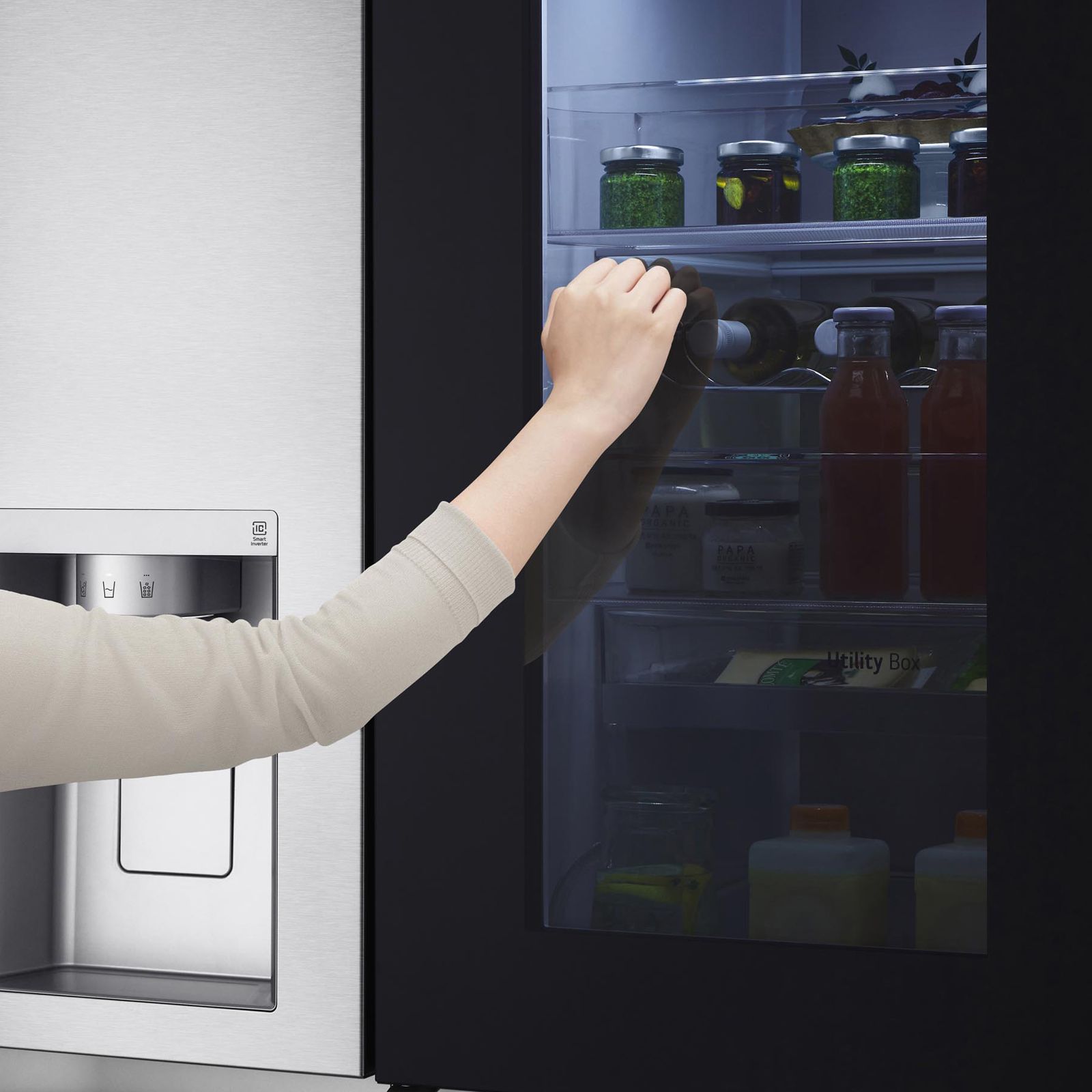 LG 630 Litres 3 Star Frost Free Side by Side Door Smart Wifi Enabled Refrigerator with Multi Air Flow (GL-X257ABS3, Noble Steel)_13