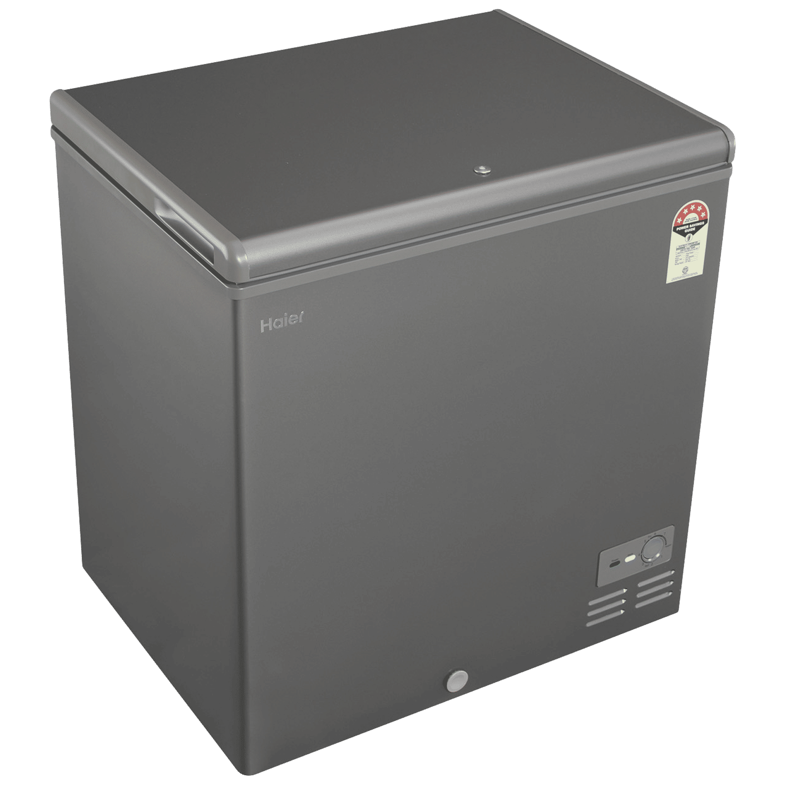 Haier Titanium 225 Litres 5 Star Single Door Deep Freezer (Stabilizer Free Operation, HFC-225SME5, Grey)_9