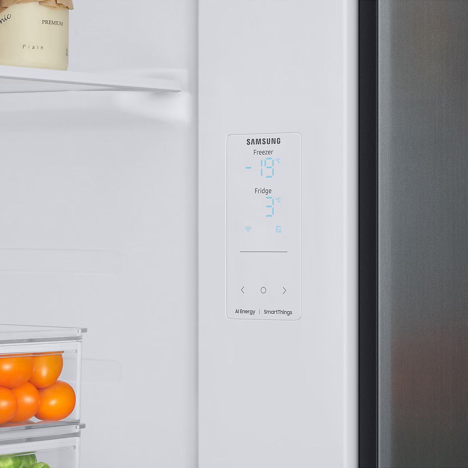 SAMSUNG 653 Litres 3 Star Frost Free Side by Side Door Smart Wifi Enabled Convertible Refrigerator with Twin Cooling Plus Technology (RS76CB81A333/HL, Glam Deep Charcoal) SAMSUNG 653 Litres 3 Star Frost Free Side by Side Door Smart Wifi Enabled Convertible Refrigerator with Twin Cooling Plus Technology (RS76CB81A333/HL, Glam Deep Charcoal)_10