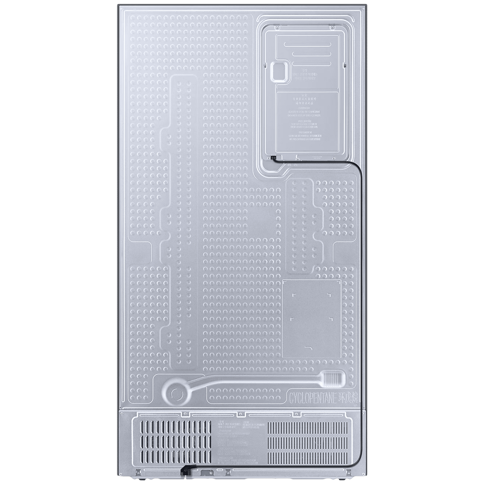 SAMSUNG 653 Litres 3 Star Frost Free Side by Side Door Smart Wifi Enabled Convertible Refrigerator with Twin Cooling Plus Technology (RS76CB81A333/HL, Glam Deep Charcoal) SAMSUNG 653 Litres 3 Star Frost Free Side by Side Door Smart Wifi Enabled Convertible Refrigerator with Twin Cooling Plus Technology (RS76CB81A333/HL, Glam Deep Charcoal)_7