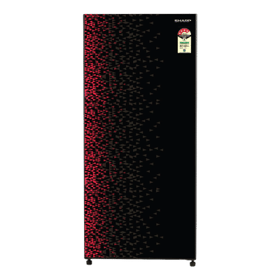SHARP 175 Litres 4 Star Direct Cool Single Door Refrigerator with Anti Bacterial Gasket (SJ-G19ST-MR, Maroon)