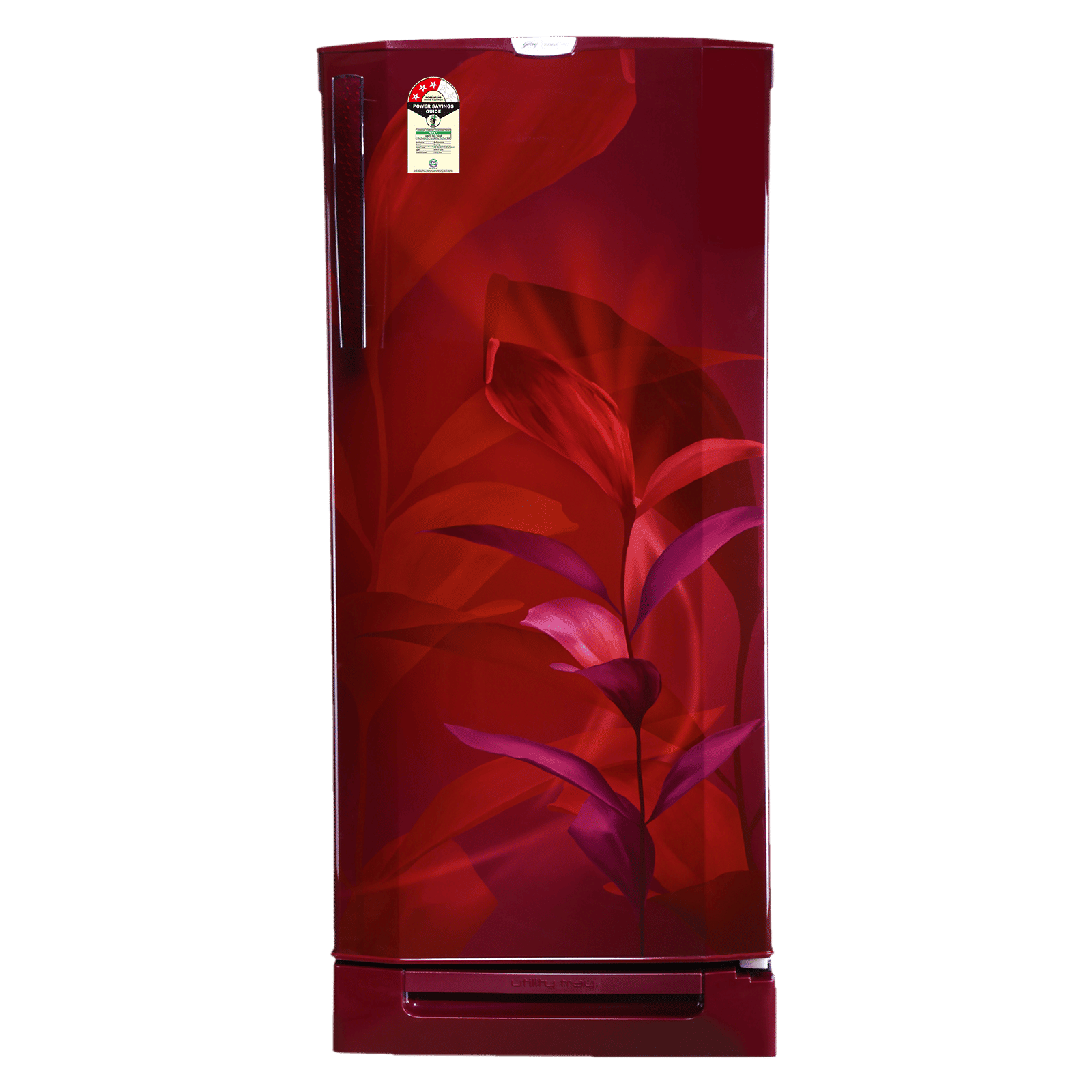 Godrej Edge Pro 205 Litres 3 Star Direct Cool Single Door Refrigerator with Built-in Stabilizer (RD EDGEPRO 230C TDF, Marine Wine) Godrej Edge Pro 205 Litres 3 Star Direct Cool Single Door Refrigerator with Built-in Stabilizer (RD EDGEPRO 230C TDF, Marine Wine)_1