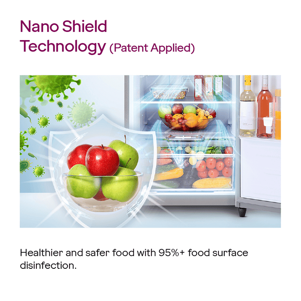 Godrej Eon Crystal 272 Litres 2 Star Frost Free Double Door Refrigerator with Advanced Inverter Technology (RT EONCRYSTAL 310B RI OB, Black Glass)_13