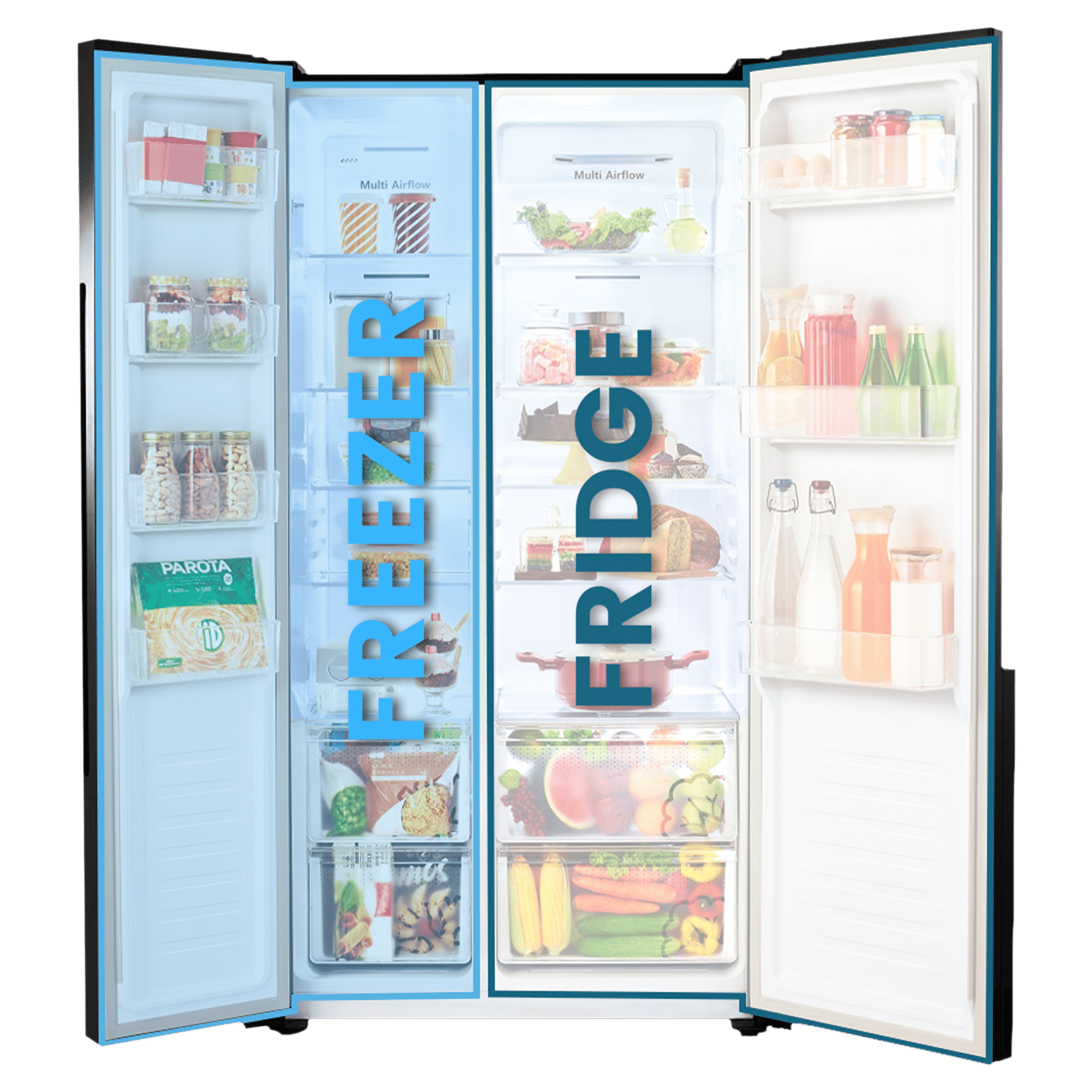 Godrej EONVELVET 564 Litres Frost Free Side By Side Refrigerator with Multi Air Flow Technology (RS EONVELVET 579 RFD GL BK, Black Glass) Godrej EONVELVET 564 Litres Frost Free Side By Side Refrigerator with Multi Air Flow Technology (RS EONVELVET 579 RFD GL BK, Black Glass)_10
