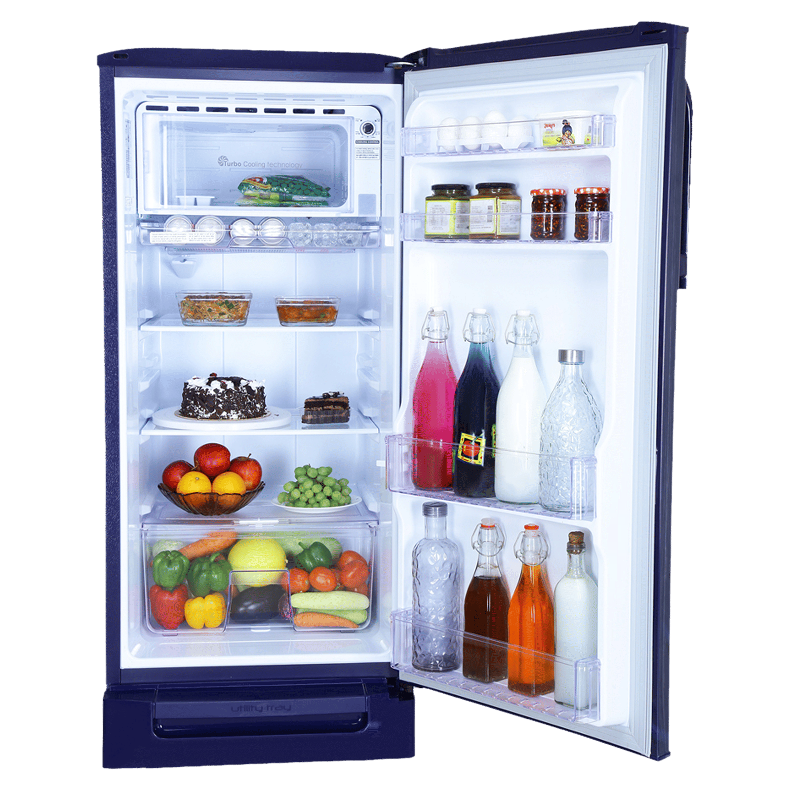 Godrej Edge Neo 180 Litres 5 Star Direct Cool Single Door Refrigerator with Anti Bacteria Gasket (RD EDGENEO 207E TDF, Aqua Blue)_4