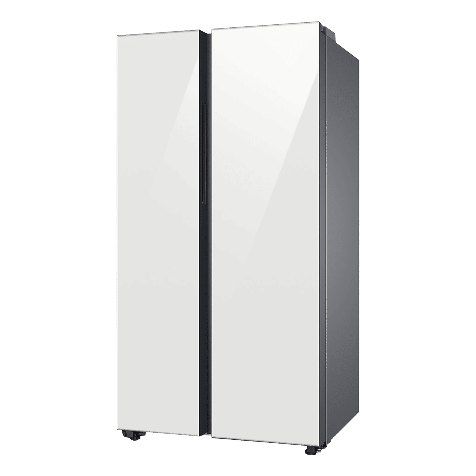 SAMSUNG 653 Litres 3 Star Frost Free Side by Side Door Smart Wifi Enabled Convertible Refrigerator with Twin Cooling Plus Technology (RS76CB81A312/HL, Clean White)_4