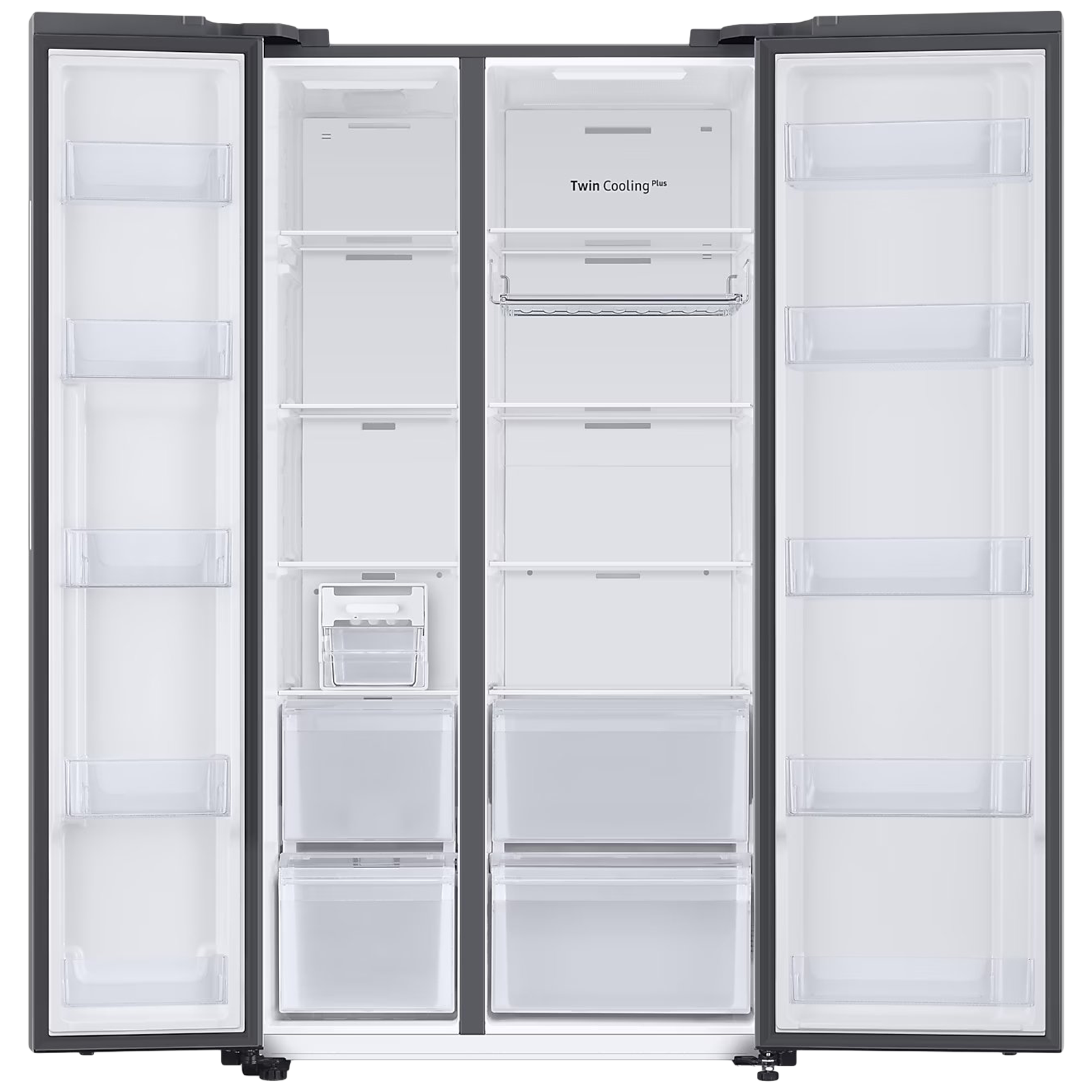 SAMSUNG 653 Litres 3 Star Frost Free Side by Side Door Smart Wifi Enabled Convertible Refrigerator with Twin Cooling Plus Technology (RS76CB81A312/HL, Clean White)_6