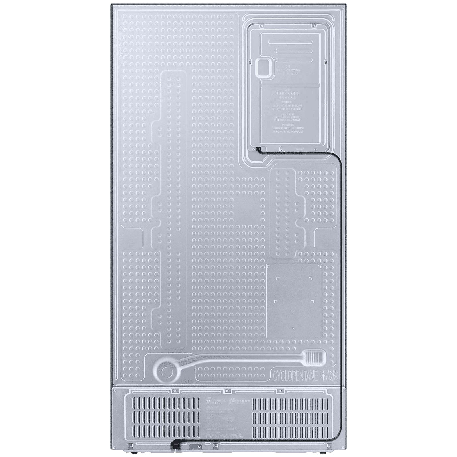 SAMSUNG 653 Litres 3 Star Frost Free Side by Side Door Smart Wifi Enabled Convertible Refrigerator with Twin Cooling Plus Technology (RS76CB81A312/HL, Clean White)_7