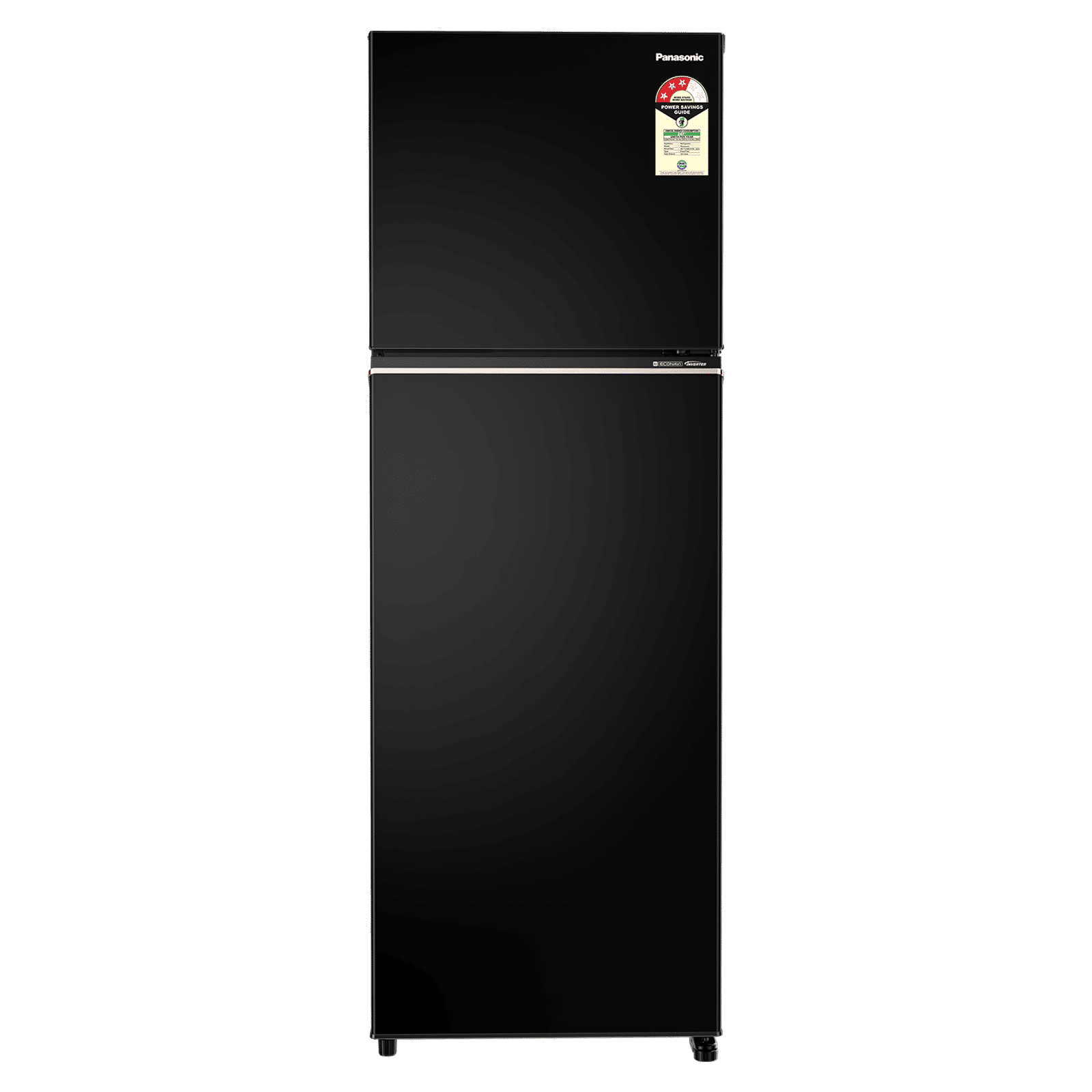 Panasonic 322 Litres 3 Star Frost Free Double Door Convertible Refrigerator with Surround Cooling (NR-TG368CPKN, Diamond Black) Panasonic 322 Litres 3 Star Frost Free Double Door Convertible Refrigerator with Surround Cooling (NR-TG368CPKN, Diamond Black)_1