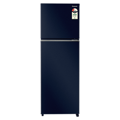 Panasonic TG Series 322 Litres 2 Star Frost Free Double Door Convertible Refrigerator with Surround Cooling Technology (NR-TG368BPAN, Ocean Blue)