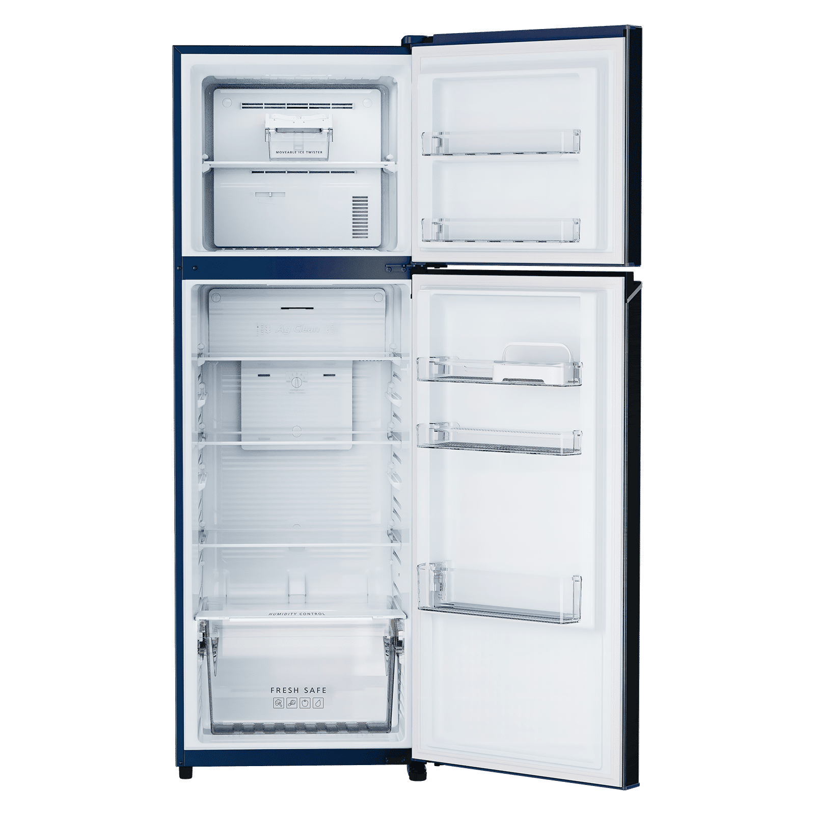 Panasonic TG Series 322 Litres 2 Star Frost Free Double Door Convertible Refrigerator with Surround Cooling Technology (NR-TG368BPAN, Ocean Blue) Panasonic TG Series 322 Litres 2 Star Frost Free Double Door Convertible Refrigerator with Surround Cooling Technology (NR-TG368BPAN, Ocean Blue)_6