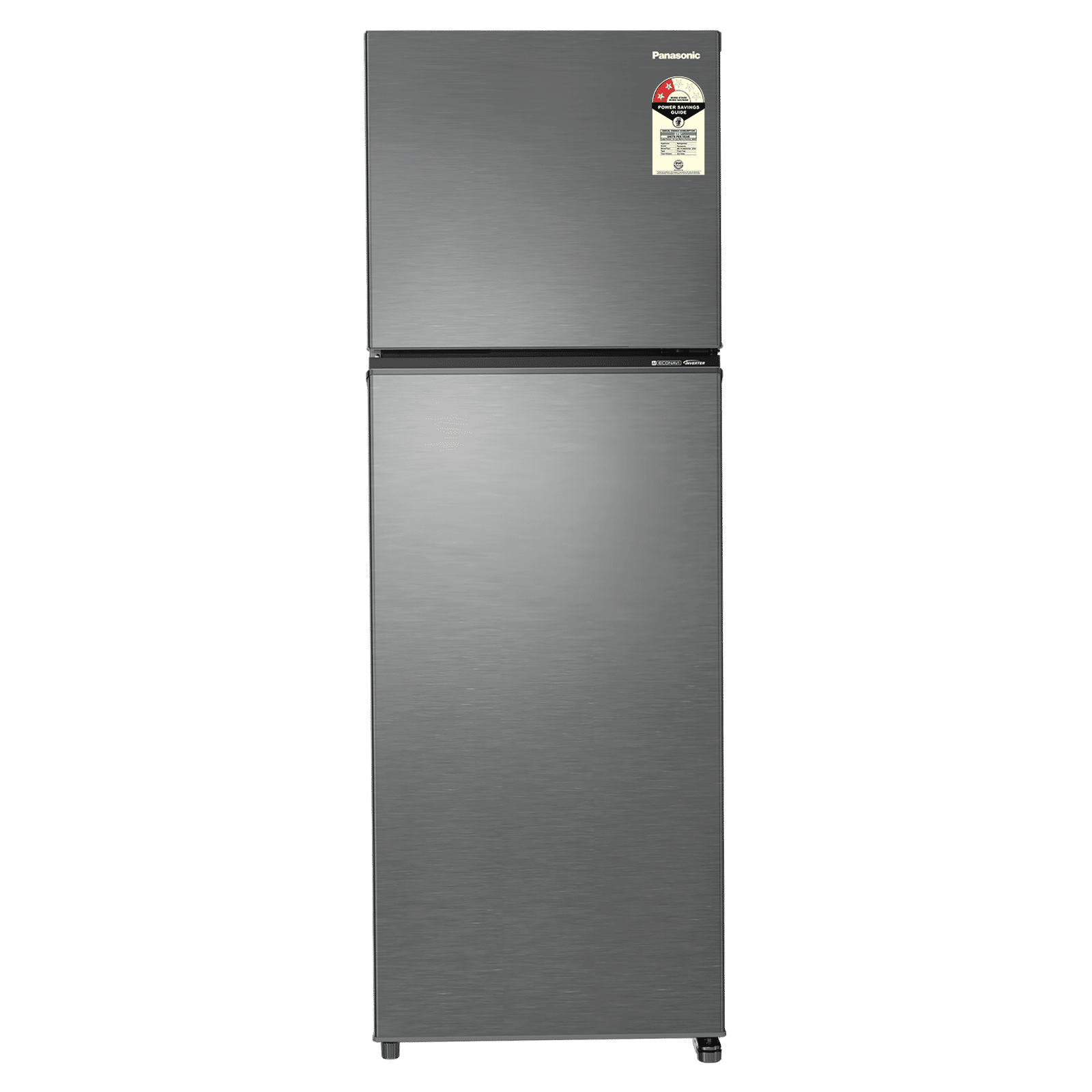 Panasonic 322 Litres 2 Star Frost Free Double Door Convertible Refrigerator with Surround Cooling (NR-TG366BVHN, Electric Grey) Panasonic 322 Litres 2 Star Frost Free Double Door Convertible Refrigerator with Surround Cooling (NR-TG366BVHN, Electric Grey)_1
