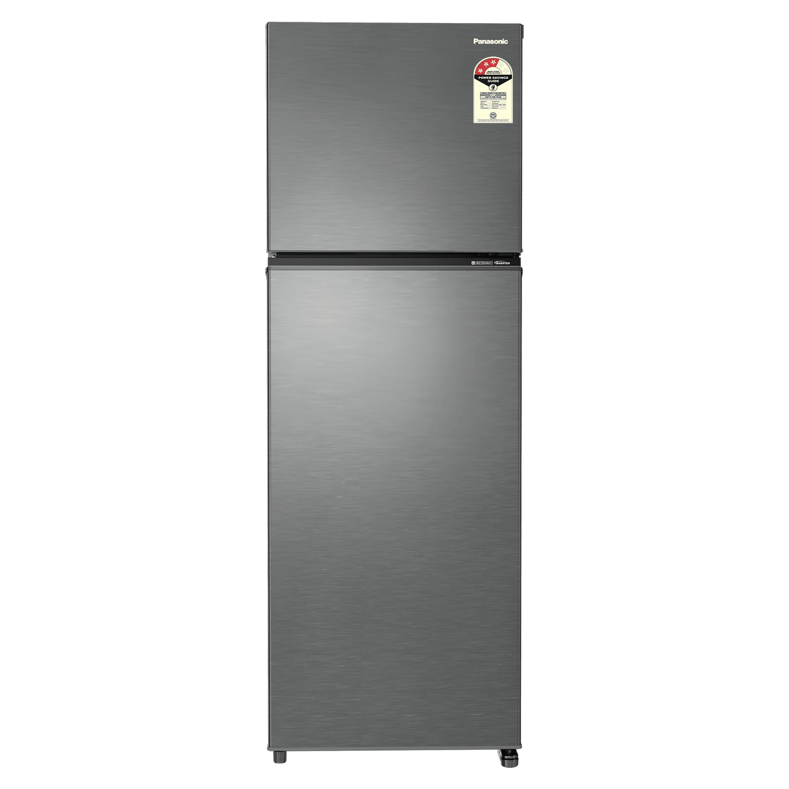 Panasonic 292 Litres 3 Star Frost Free Double Door Convertible Refrigerator with Surround Cooling (NR-TG337CVHN, Electric Grey) Panasonic 292 Litres 3 Star Frost Free Double Door Convertible Refrigerator with Surround Cooling (NR-TG337CVHN, Electric Grey)_1