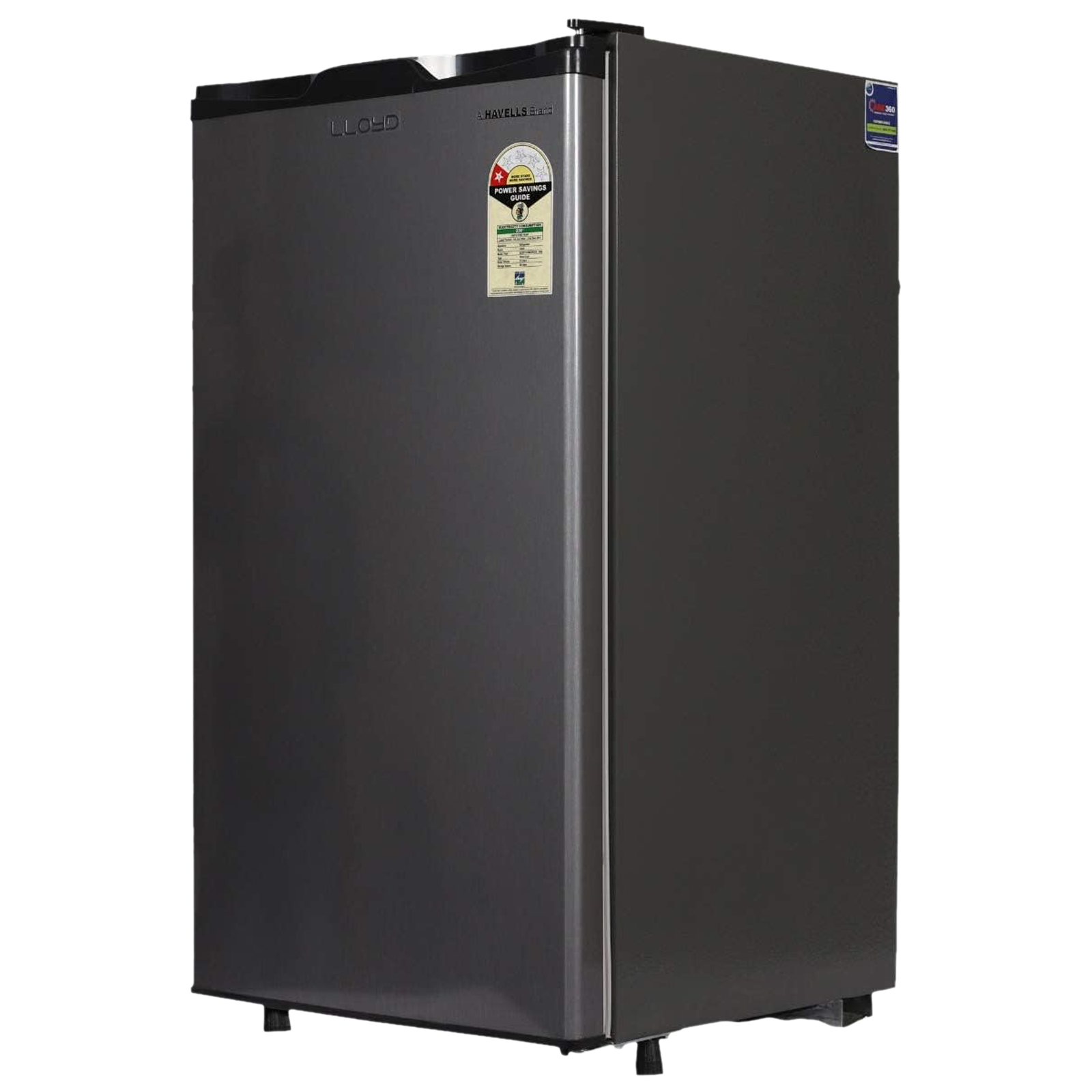 LLOYD 92 Litres 1 Star Direct Cool Single Door Refrigerator with Toughened Glass Shelf (GLDC111RGMT1JC, Grey) LLOYD 92 Litres 1 Star Direct Cool Single Door Refrigerator with Toughened Glass Shelf (GLDC111RGMT1JC, Grey)_4
