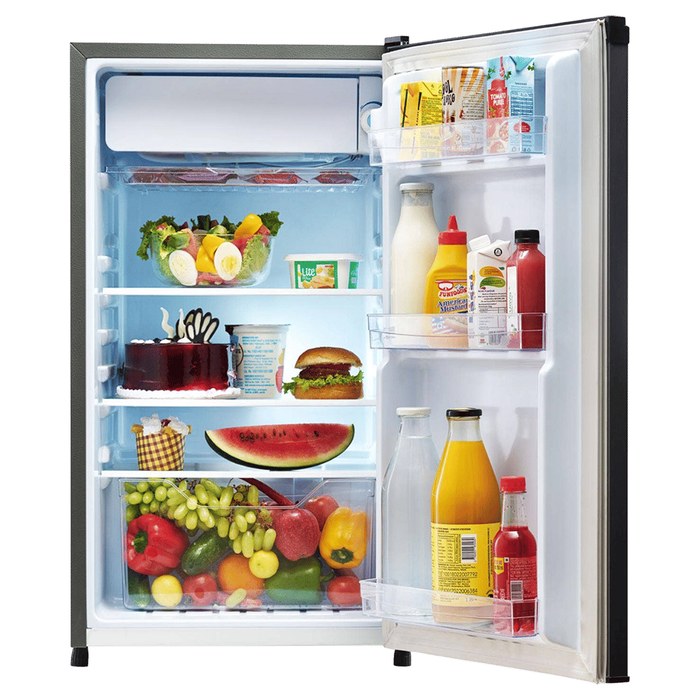 LLOYD 92 Litres 1 Star Direct Cool Single Door Refrigerator with Toughened Glass Shelf (GLDC111RGMT1JC, Grey) LLOYD 92 Litres 1 Star Direct Cool Single Door Refrigerator with Toughened Glass Shelf (GLDC111RGMT1JC, Grey)_5