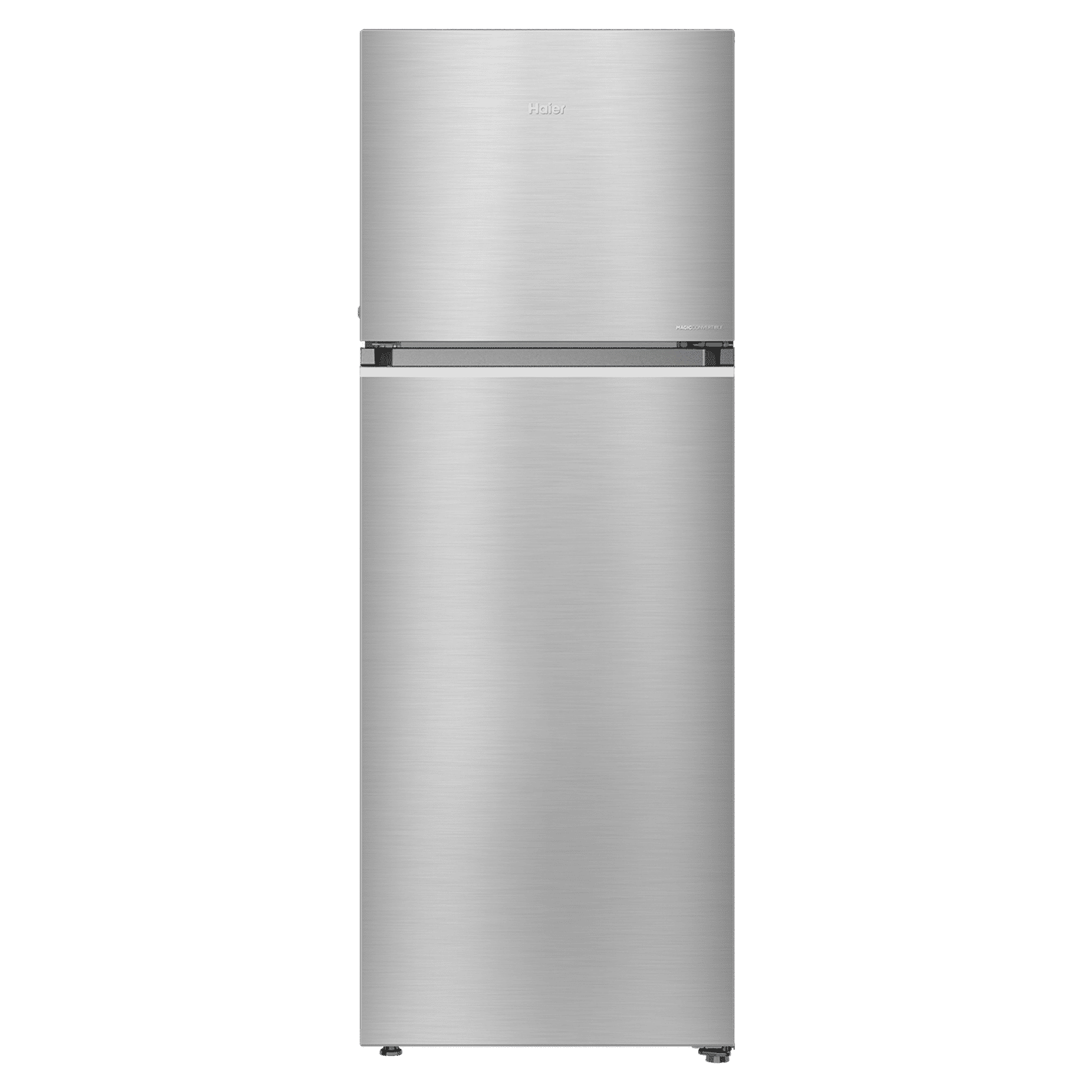 Haier 328 Litres 2 Star Frost Free Double Door Convertible Refrigerator with 1 Hour Icing Technology (HRF-3782BIS-P, Inox Steel)_1