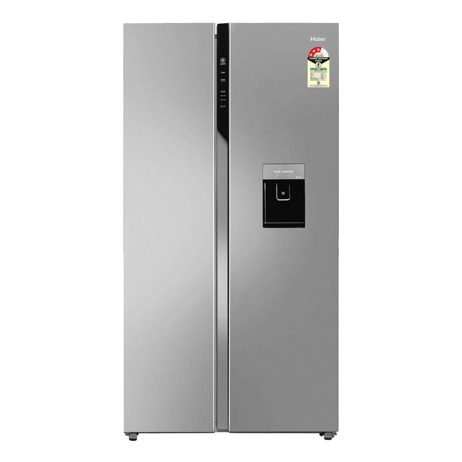 Haier 596 Litres 3 Star Frost Free Side by Side Door Smart Wifi Enabled Convertible Refrigerator with Deo Fresh Technology (HRS-682SWDU1, Shiny Steel) Haier 596 Litres 3 Star Frost Free Side by Side Door Smart Wifi Enabled Convertible Refrigerator with Deo Fresh Technology (HRS-682SWDU1, Shiny Steel)_1