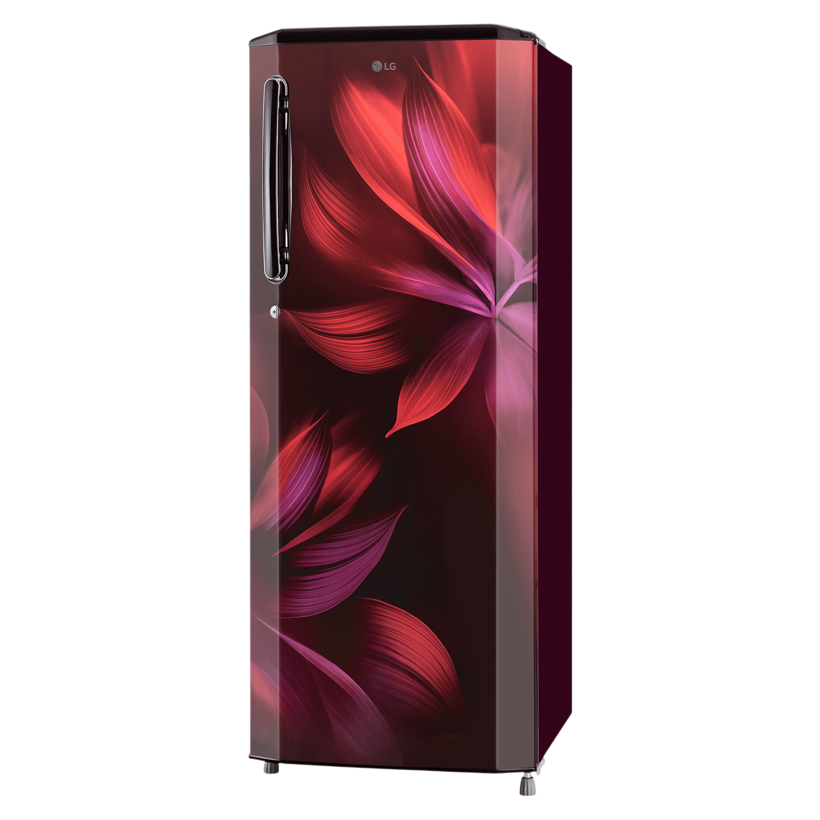 LG 281 Series 261 Litres 3 Star Direct Cool Single Door Refrigerator with Auto Smart Connect (GL-B281BSAX, Scarlet Aurora)_4