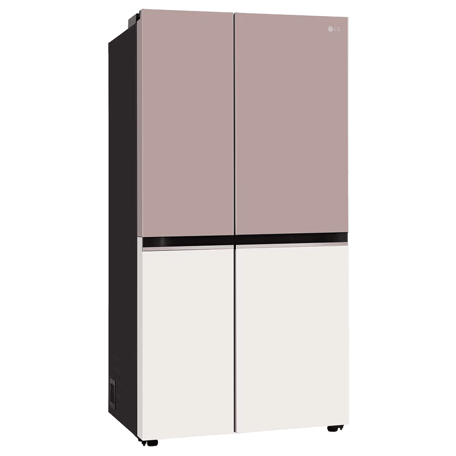 LG 650 Litres 3 Star Frost Free Side by Side Smart Wifi Enabled Convertible Refrigerator with Multi Air Flow (GL-B257EPT3, Clay Pink Tango)_9