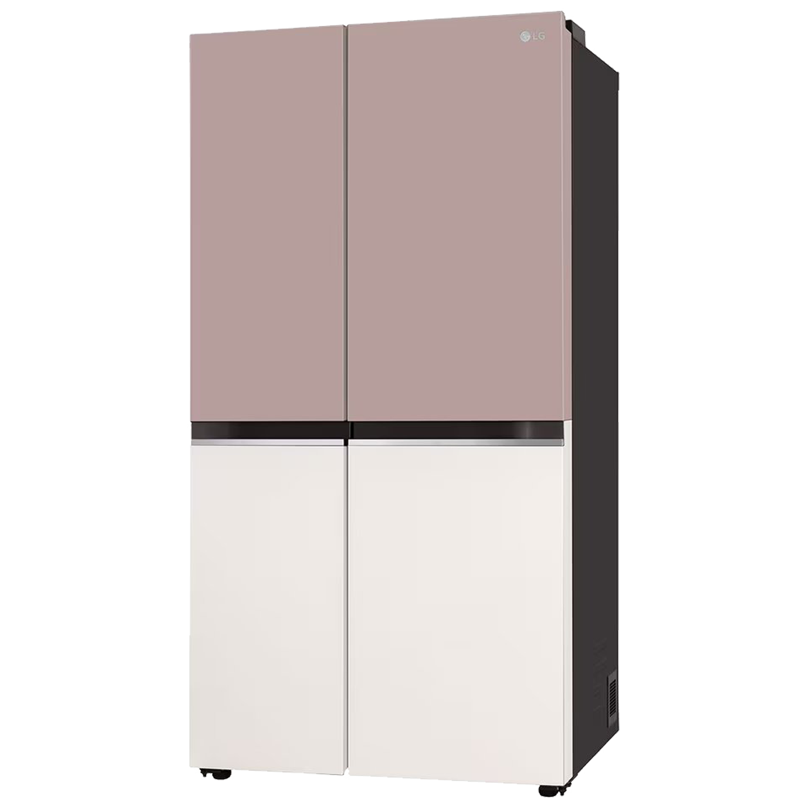 LG 650 Litres 3 Star Frost Free Side by Side Smart Wifi Enabled Convertible Refrigerator with Multi Air Flow (GL-B257EPT3, Clay Pink Tango)_4