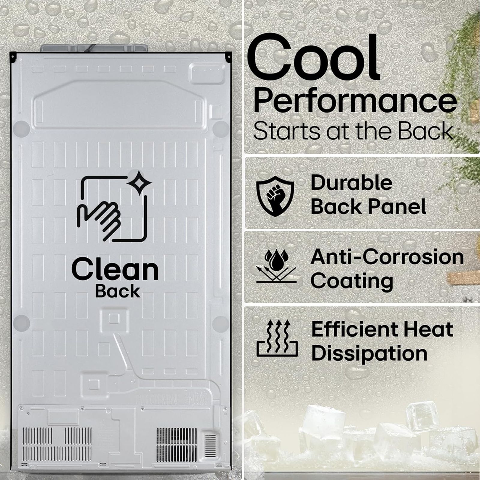 LG 650 Litres 3 Star Frost Free Side by Side Smart Wifi Enabled Convertible Refrigerator with Multi Air Flow (GL-B257EET3, Emerald Green Tango)_20