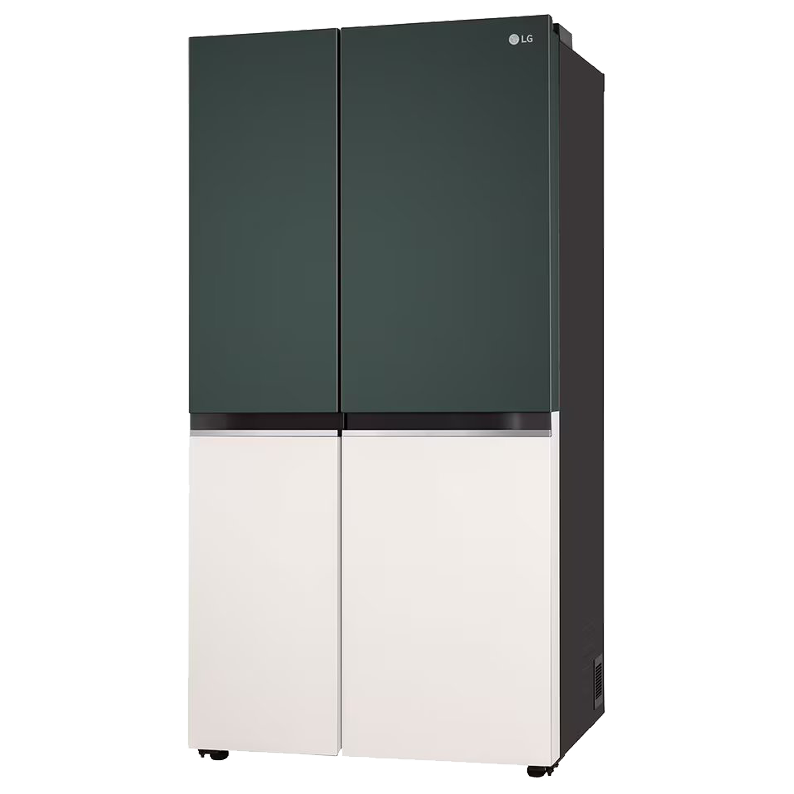 LG 650 Litres 3 Star Frost Free Side by Side Smart Wifi Enabled Convertible Refrigerator with Multi Air Flow (GL-B257EET3, Emerald Green Tango)_4