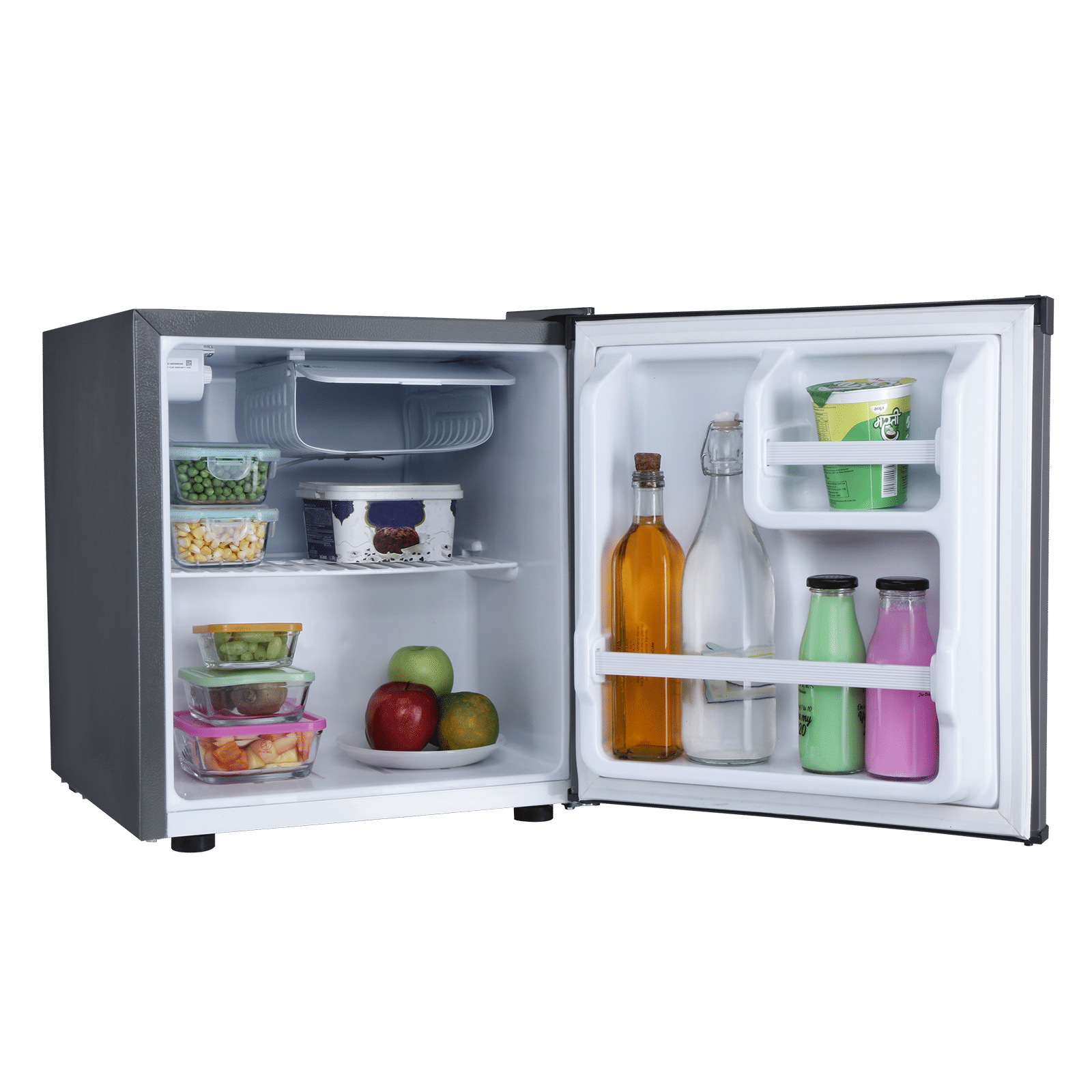 Croma 45 Litres 2 Star Direct Cool Single Door Refrigerator with Anti-Fungal Door Gasket (CRLR045DCC290113, Metallic Grey)_13