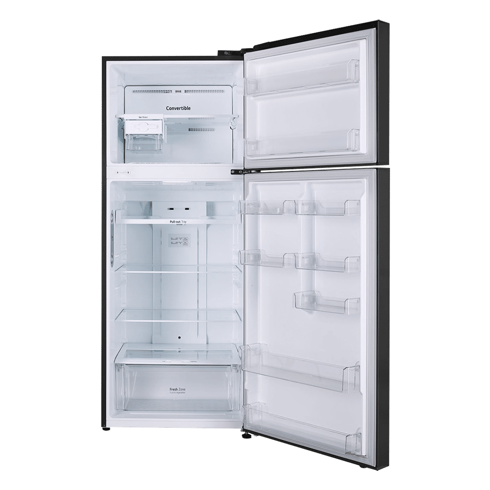 LG 446 Litres 1 Star Frost Free Double Door Convertible Refrigerator with Multi Air Flow (GL-T502CESR, Ebony Sheen)_5