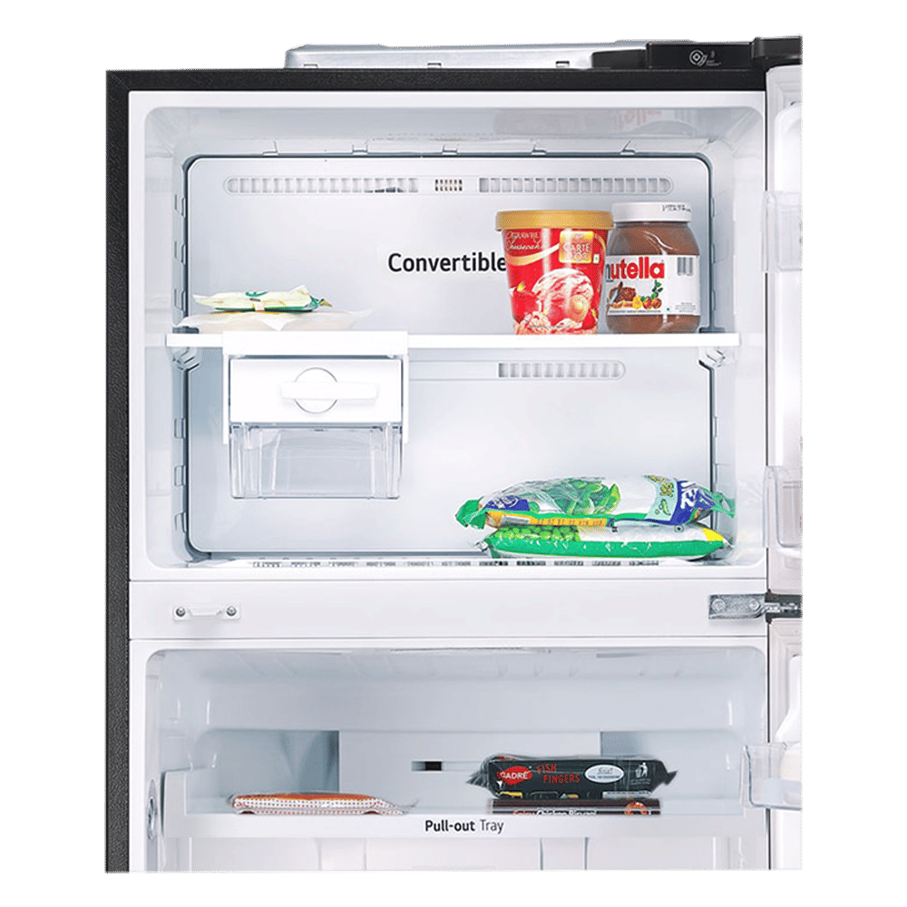 LG 446 Litres 1 Star Frost Free Double Door Convertible Refrigerator with Multi Air Flow (GL-T502CESR, Ebony Sheen)_6