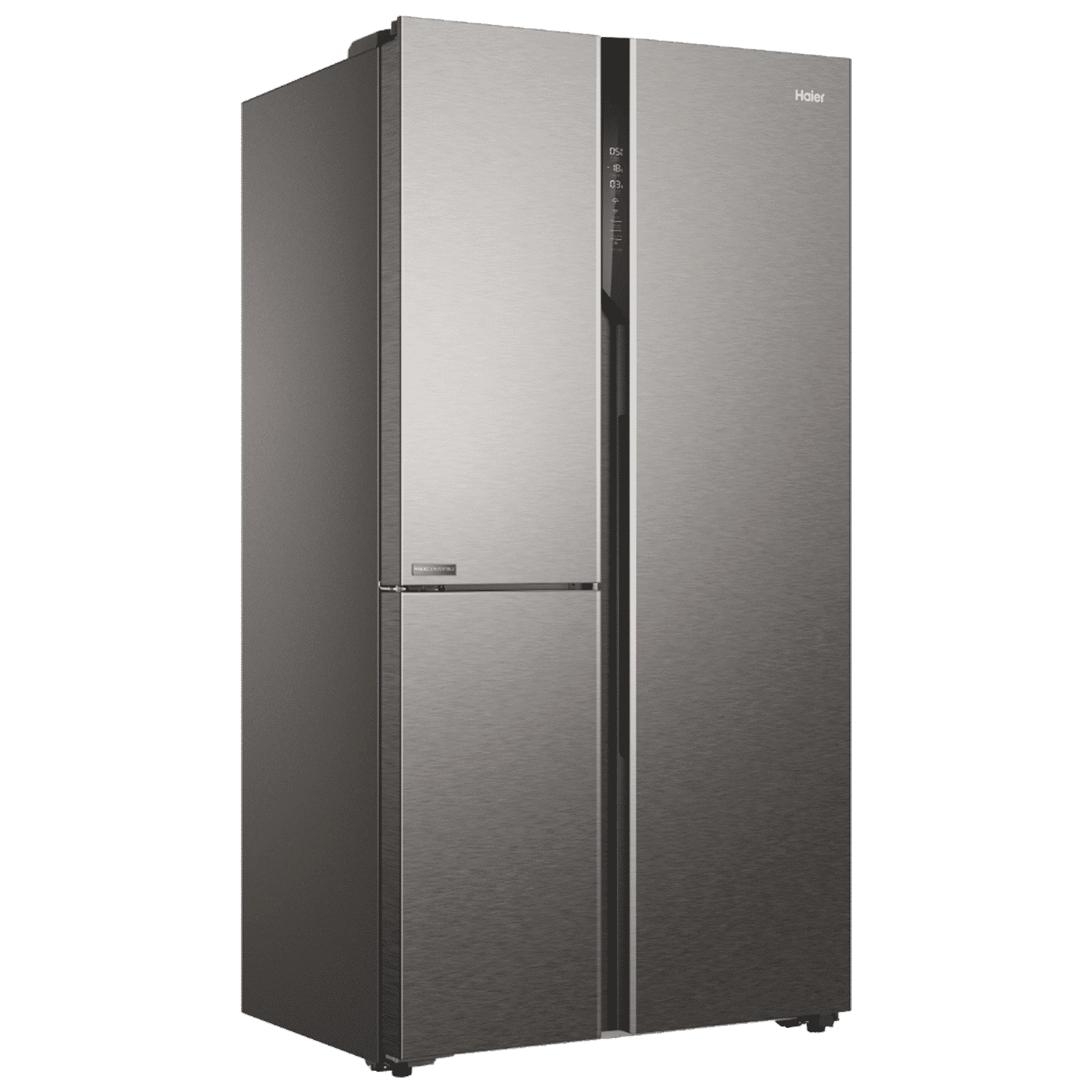 Haier 598 Litres 3 Star Frost Free Side By Side Smart Wifi Enabled Convertible Refrigerator with Deo Fresh Technology (HRT-683ISU1, Inox Steel)_8