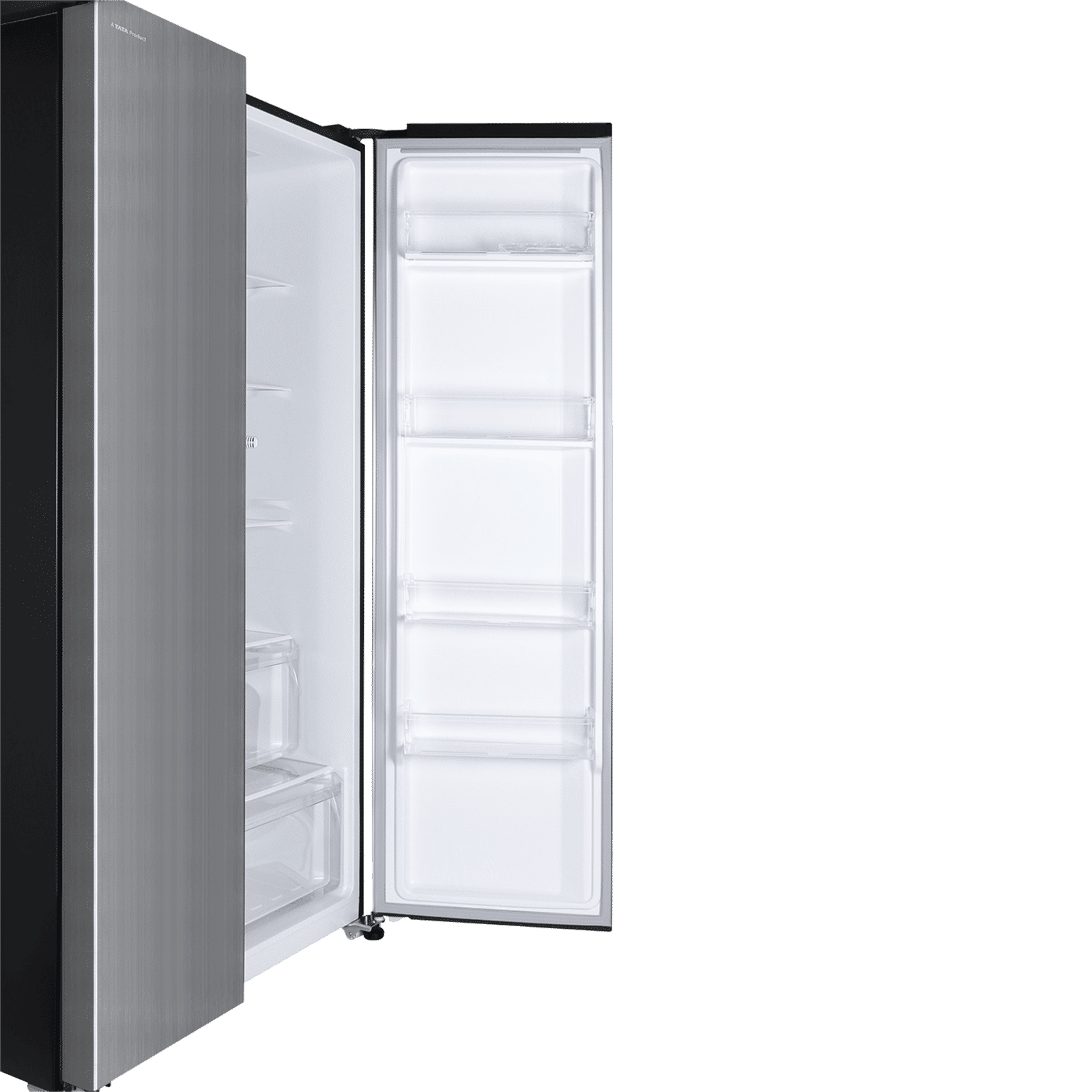 Croma CRLR532SSA342494 532 Litres Frost Free Side by Side Refrigerator with Door Open Alarm (Inox Black)_16
