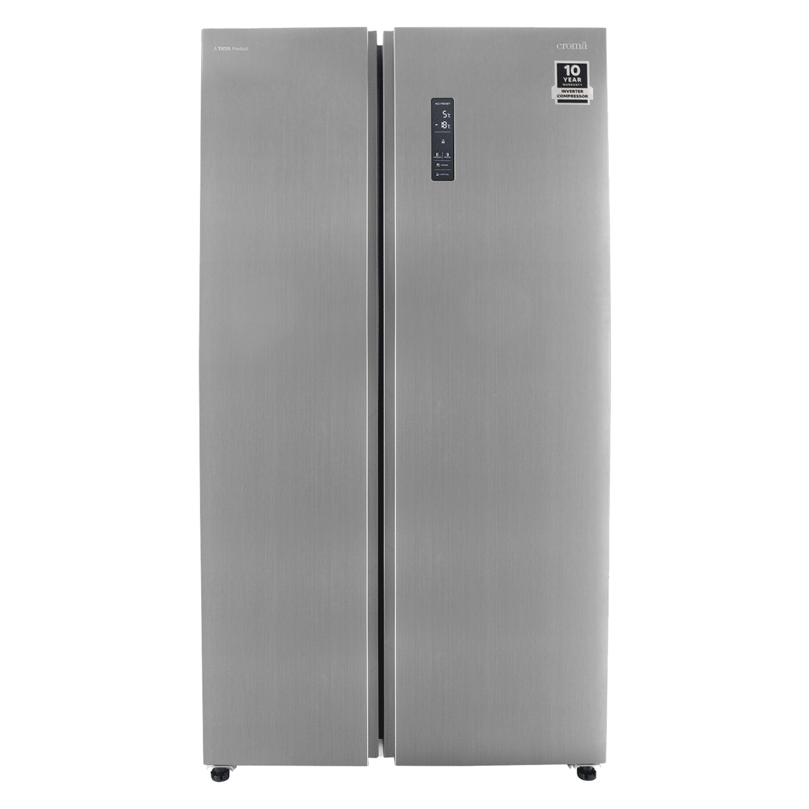Croma CRLR532SSA342494 532 Litres Frost Free Side by Side Refrigerator with Door Open Alarm (Inox Black)_6