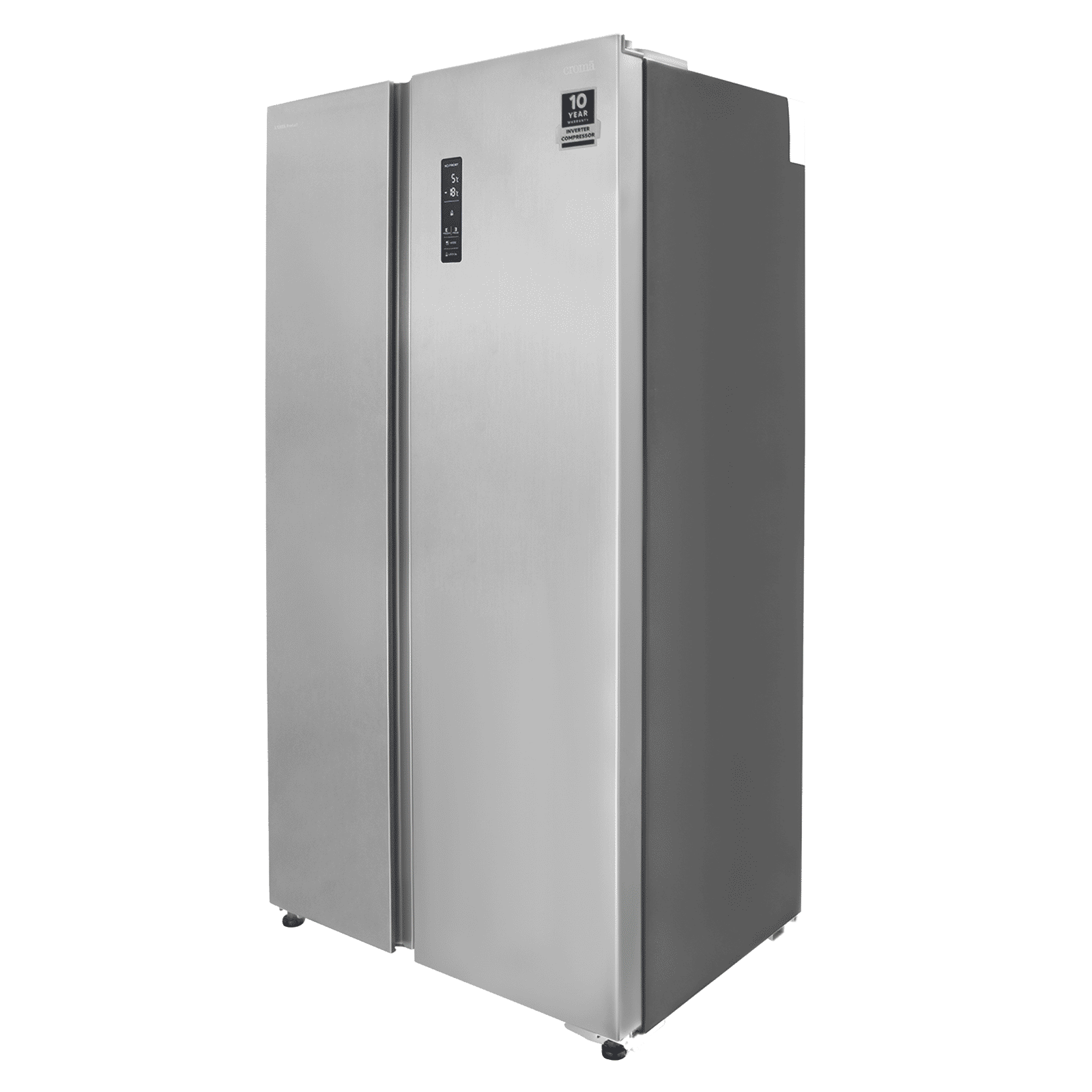 Croma CRLR532SSA342494 532 Litres Frost Free Side by Side Refrigerator with Door Open Alarm (Inox Black)_8