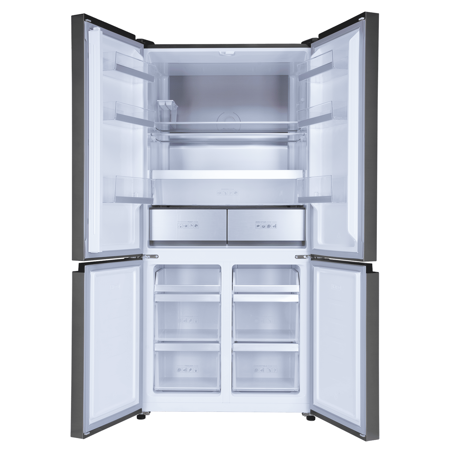 Croma 522 Litres Frost Free French Door Convertible Refrigerator with Multi Airflow (CRLR522MDA342495, Inox)_14