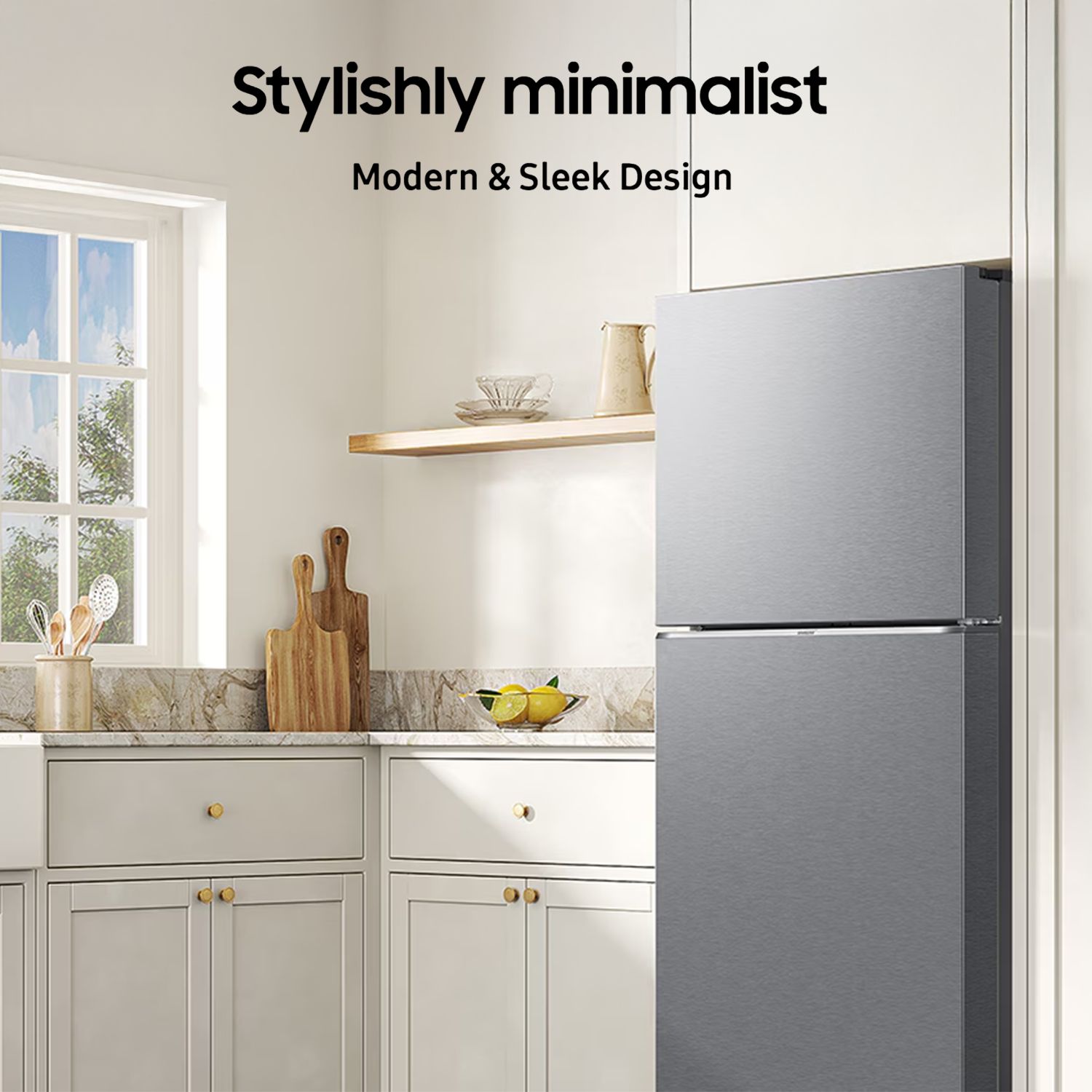 SAMSUNG 350 Litres 2 Star Frost Free Double Door Smart Wifi Enabled Refrigerator with Twin Cooling Plus Technology (RT38DG5A2BBXHL, Luxe Black)_13