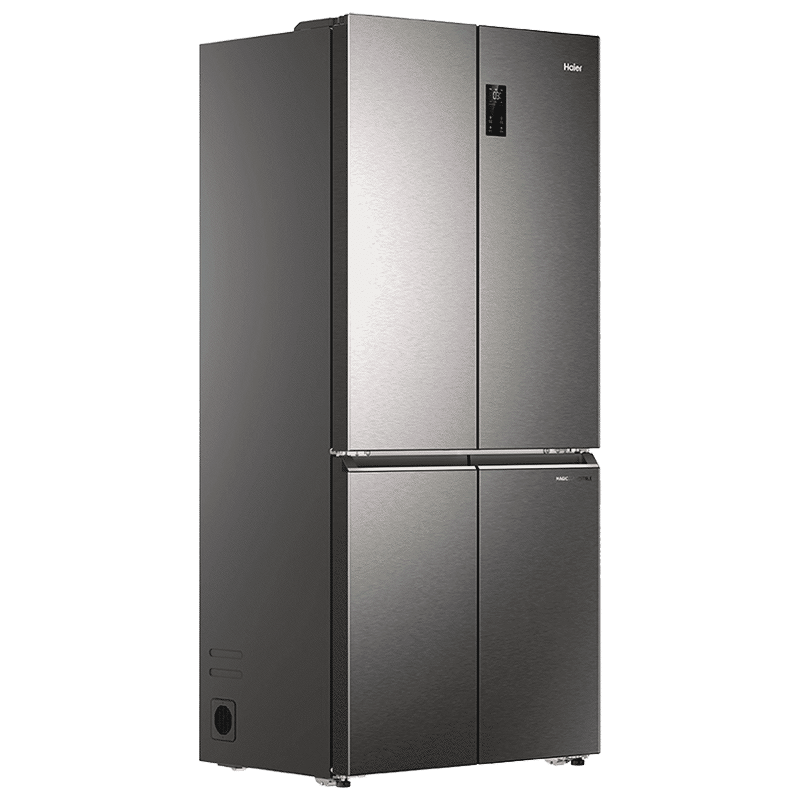 Haier Lumiere 520 Litres 3 Star Frost Free French Door Smart Wifi Enabled Refrigerator with Colorful Digital Display Panel (HRB-600IS, Inox Steel)_7