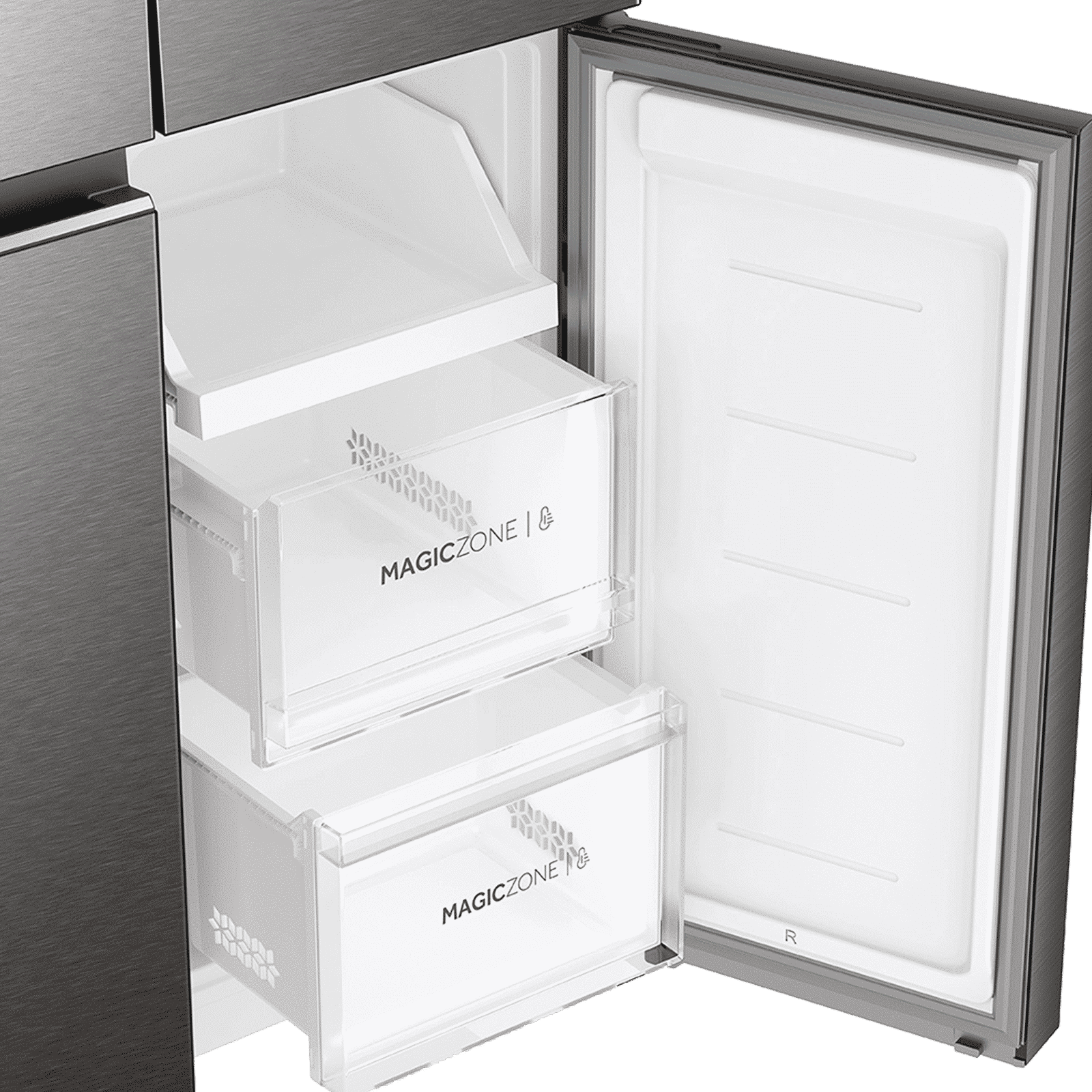 Haier 520 Litres 3 Star Frost Free French Door Convertible Refrigerator with Deo Fresh Technology (HRB-600IS, Inox Steel) Haier 520 Litres 3 Star Frost Free French Door Convertible Refrigerator with Deo Fresh Technology (HRB-600IS, Inox Steel)_8
